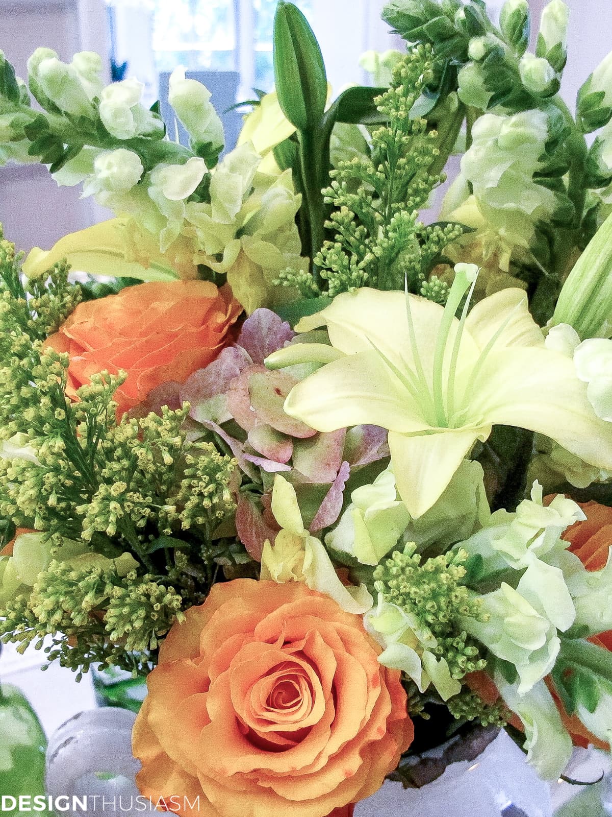 Father’s Day decorations | A citrus tablescape - terilynadamsblog.com