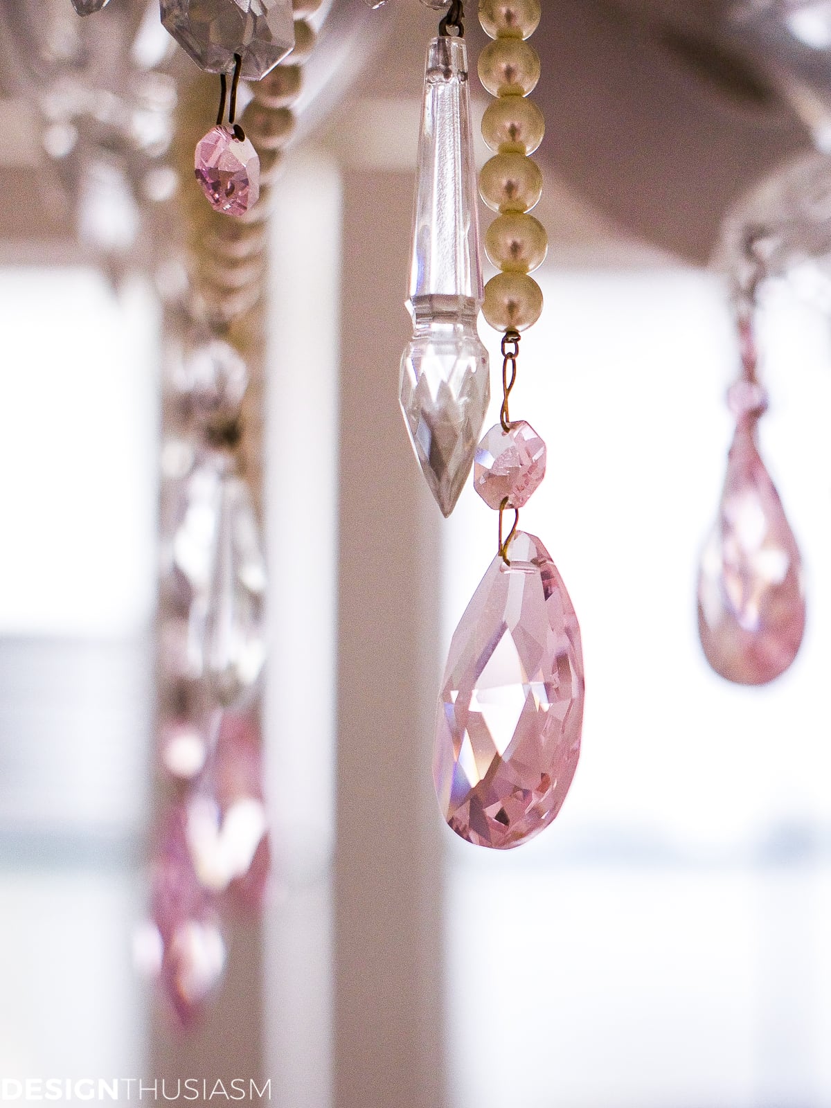 Teacup chandelier | How to personalize your vintage chandelier - terilynadamsblog.com