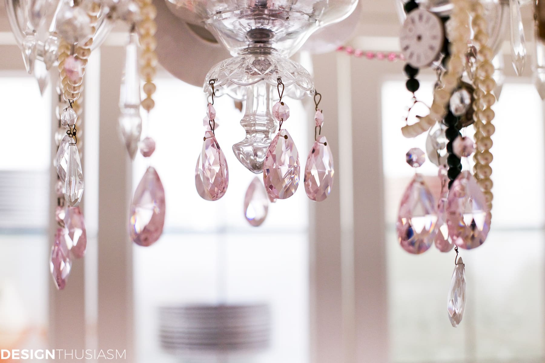 Teacup chandelier | How to personalize your vintage chandelier - terilynadamsblog.com