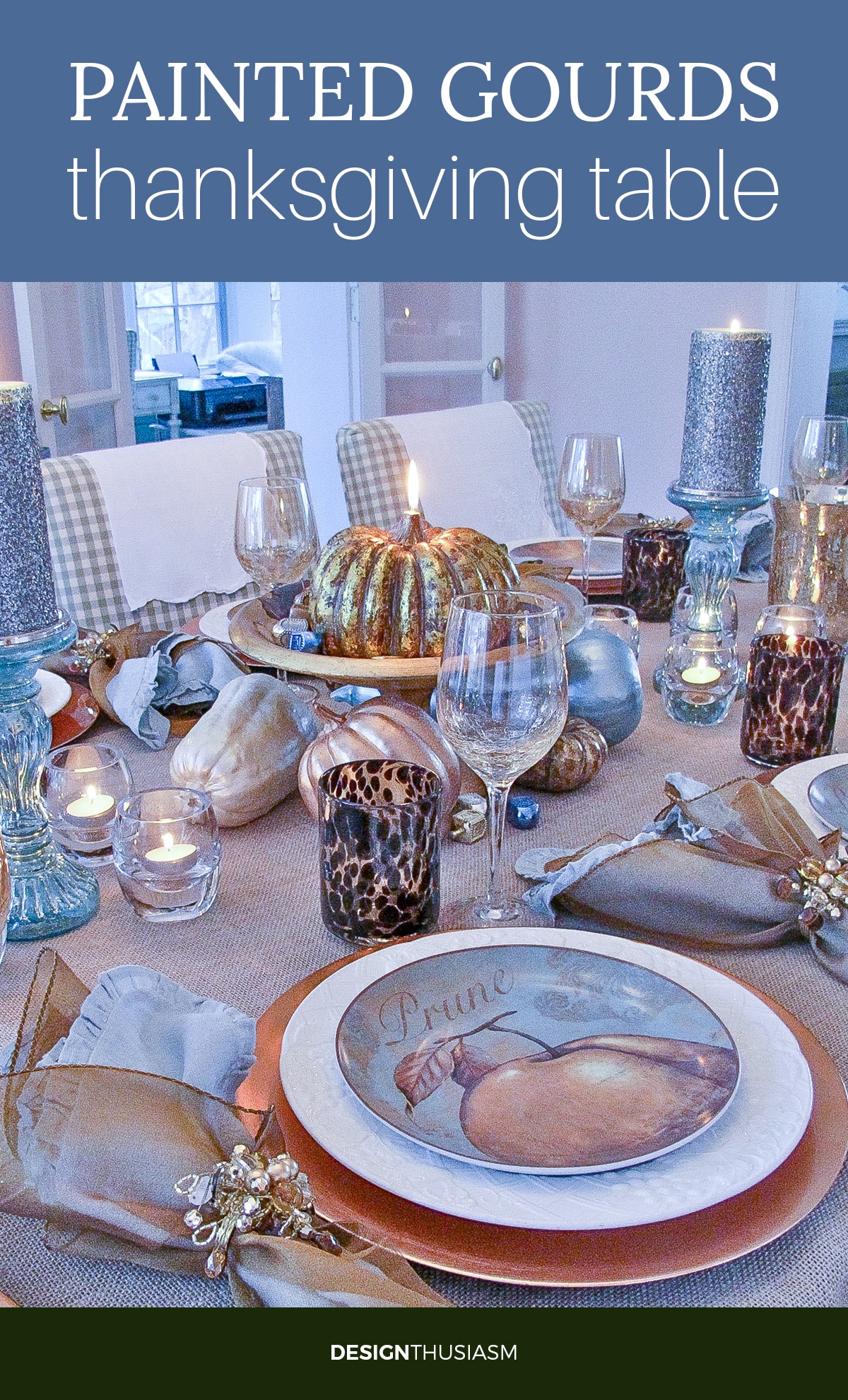 Unique Thanksgiving table