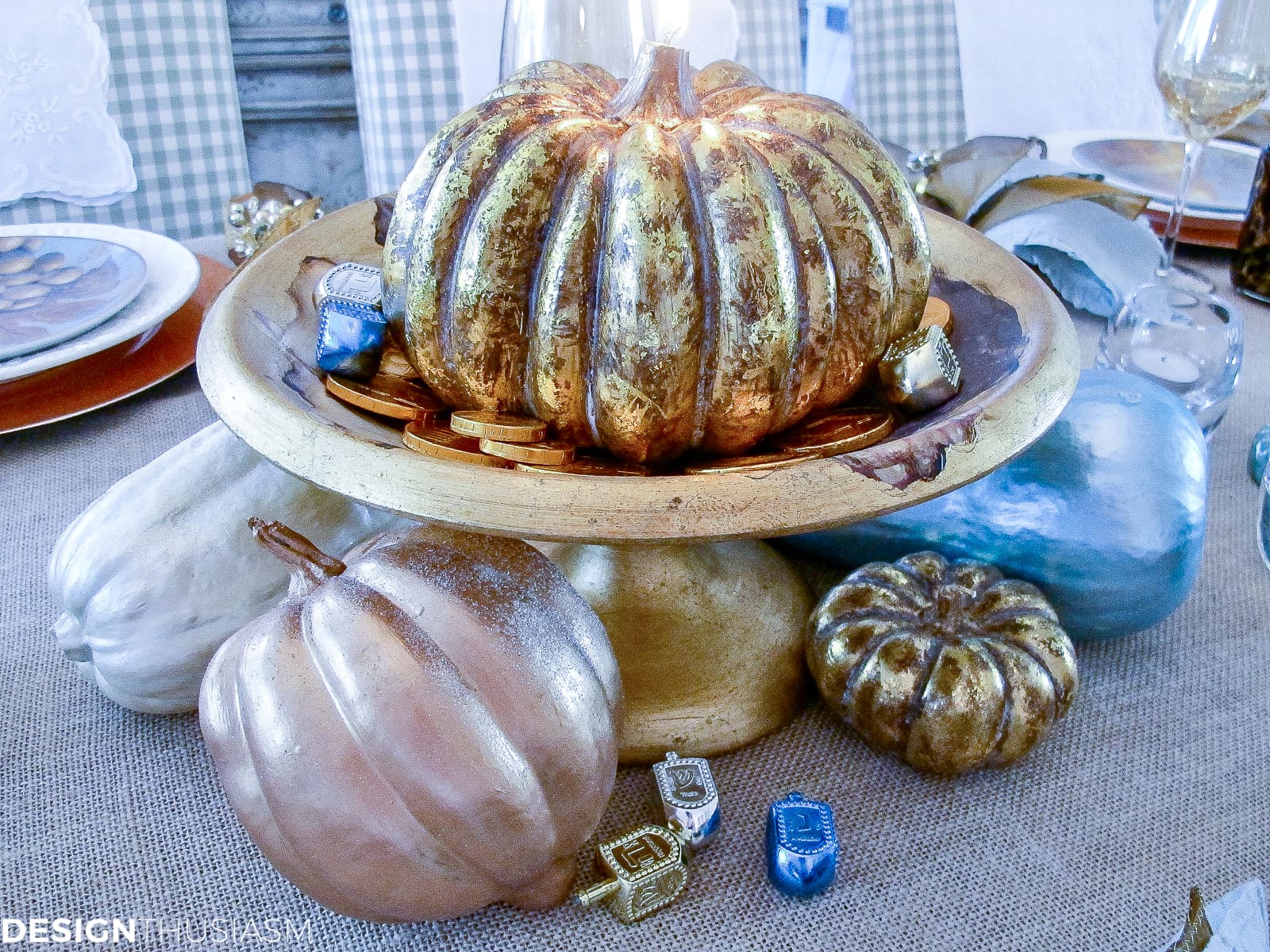 Gourd Crafts | Elegant Inexpensive Thanksgiving Table Decorations - terilynadamsblog.com