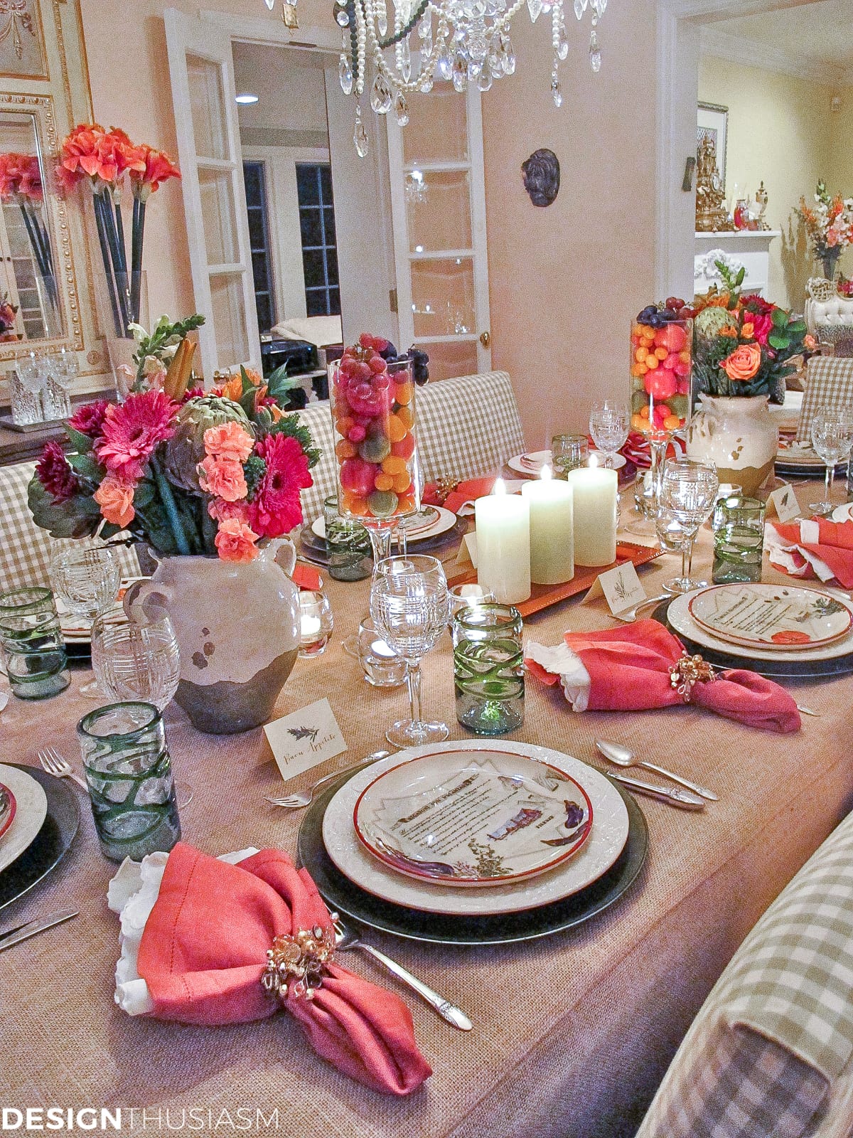 Tuscan tablescape ideas for your Italian themed party - terilynadamsblog.com