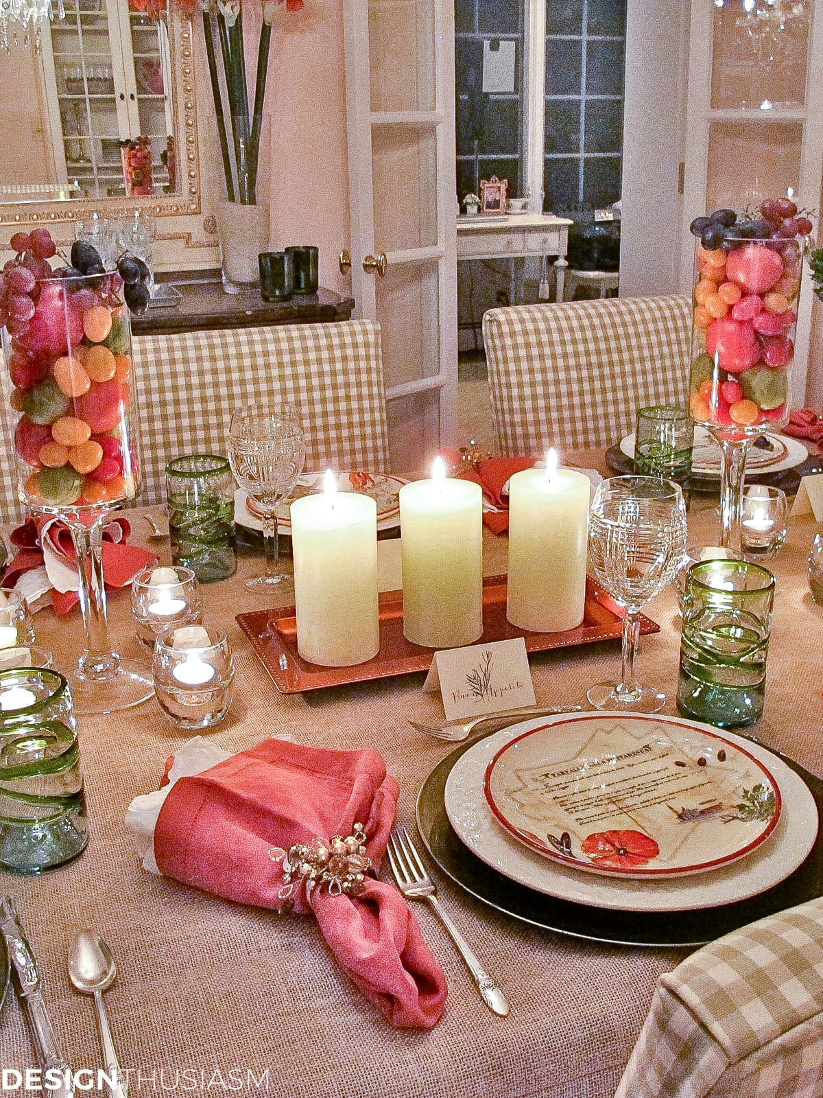 Tuscan tablescape ideas for your Italian themed party - terilynadamsblog.com