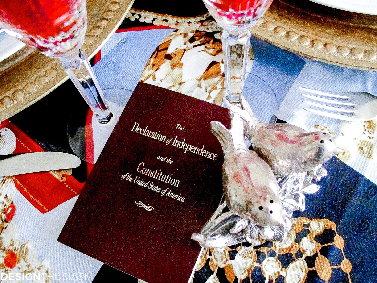 Patriotic Decorations | Elegant Fourth of July Table Decor Ideas - terilynadamsblog.com