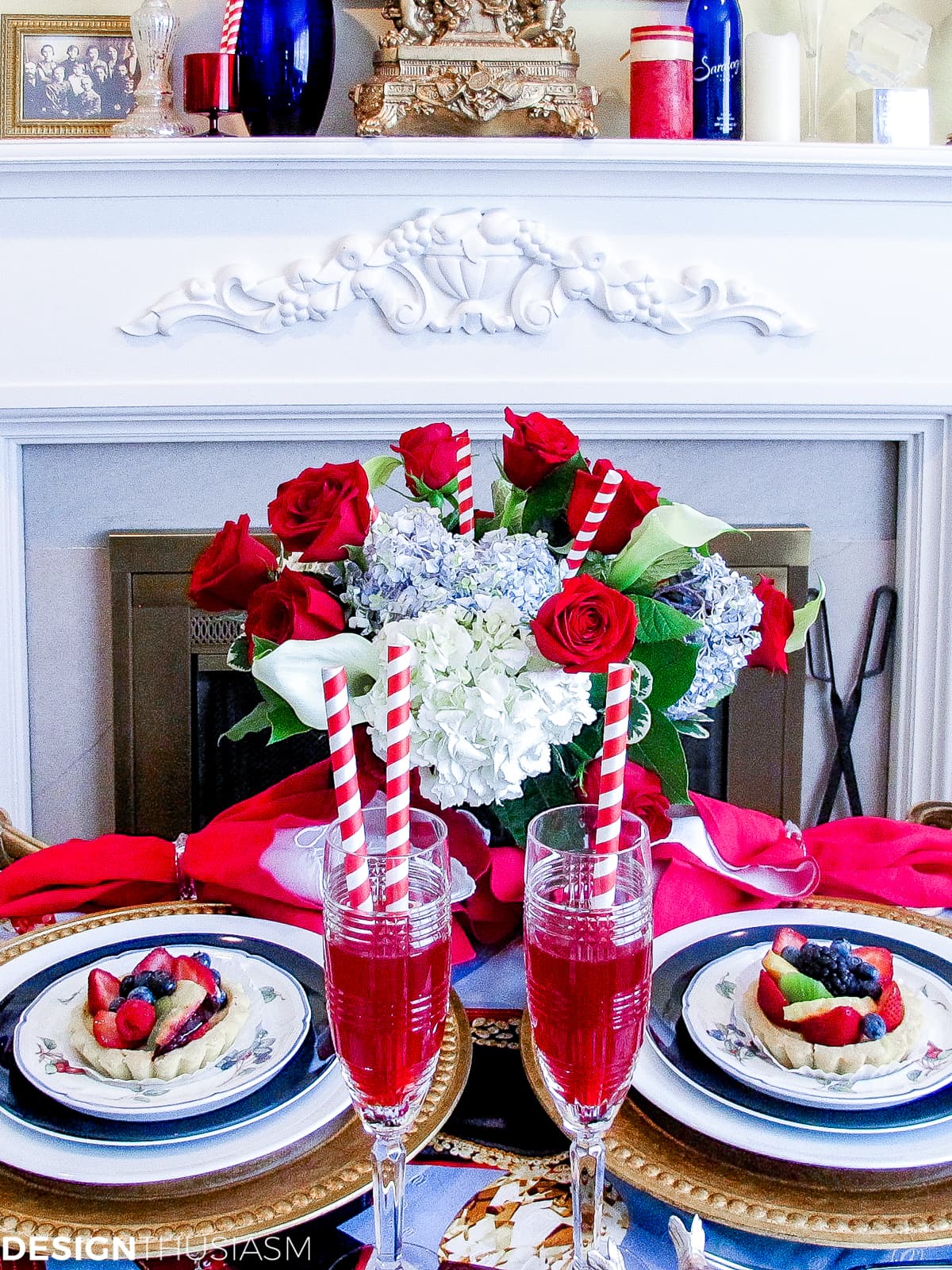 Patriotic Decorations | Elegant Fourth of July Table Decor Ideas - terilynadamsblog.com