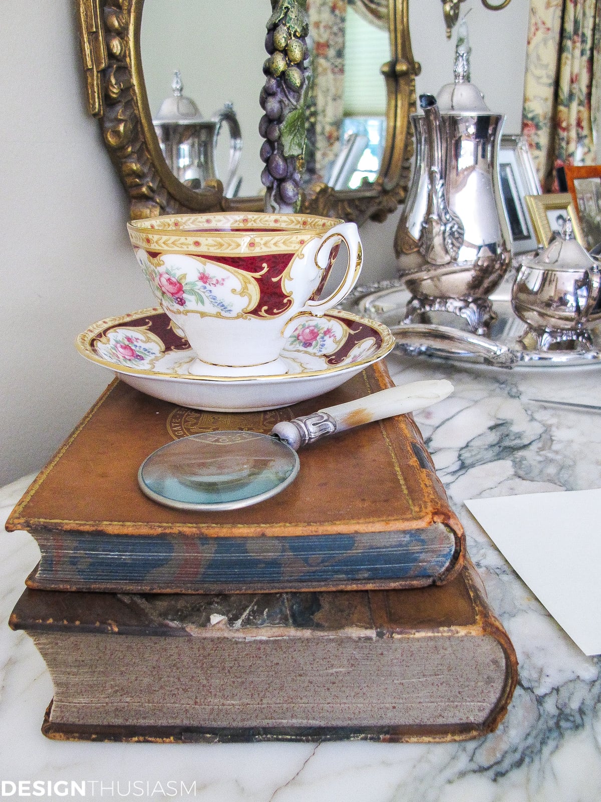 Decorating With Books | How to Use Vintage Books in Your Home - terilynadamsblog.com