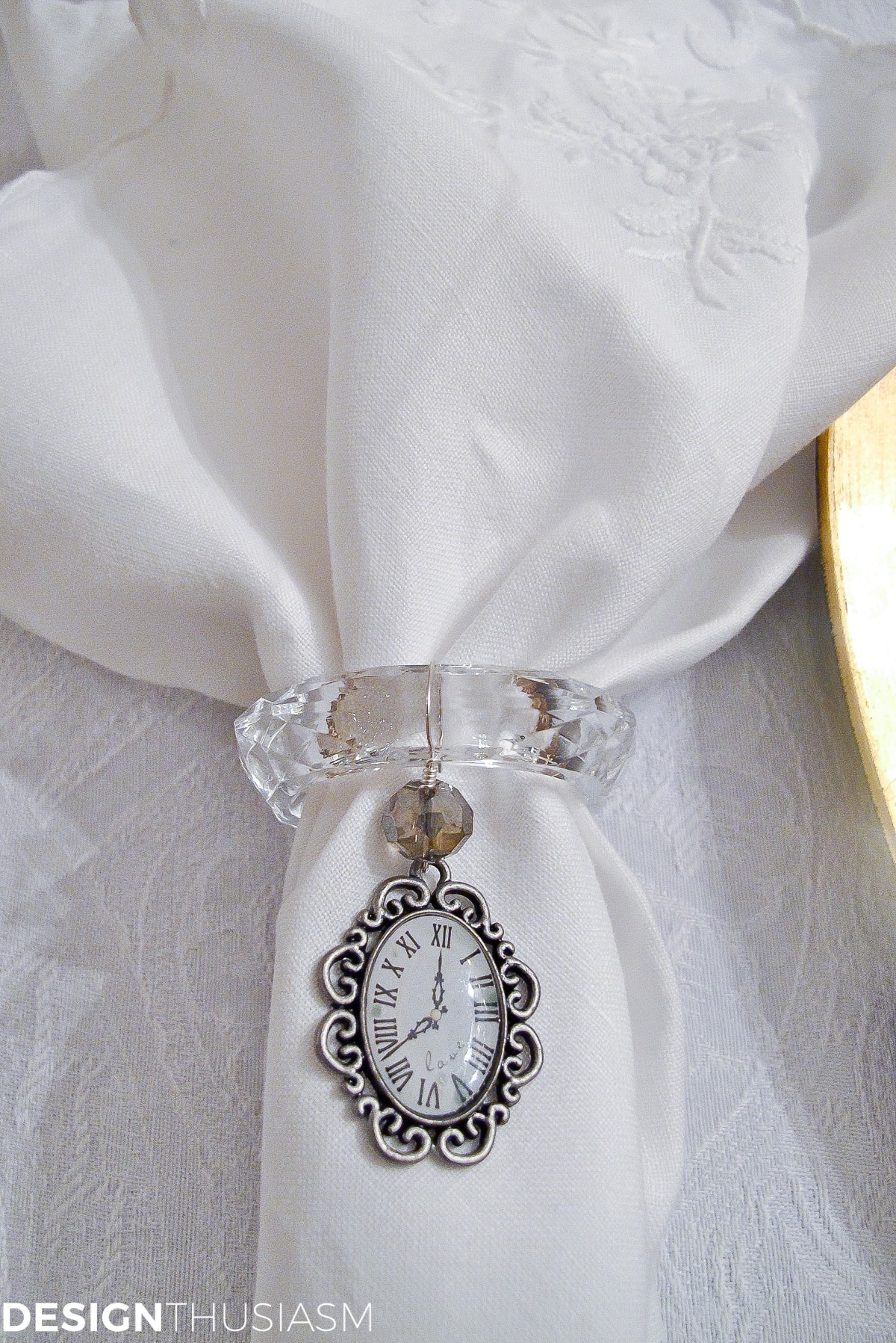 New Years Eve Party Themes | Tablescape with Timepieces - terilynadamsblog.com