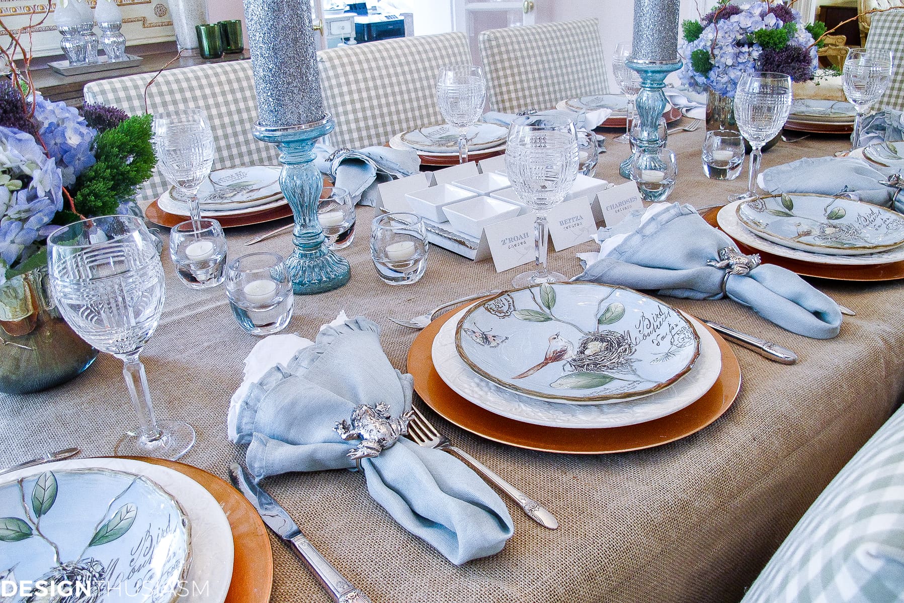 Spring Plates | A Nature Inspired Rustic Table Setting - terilynadamsblog.com