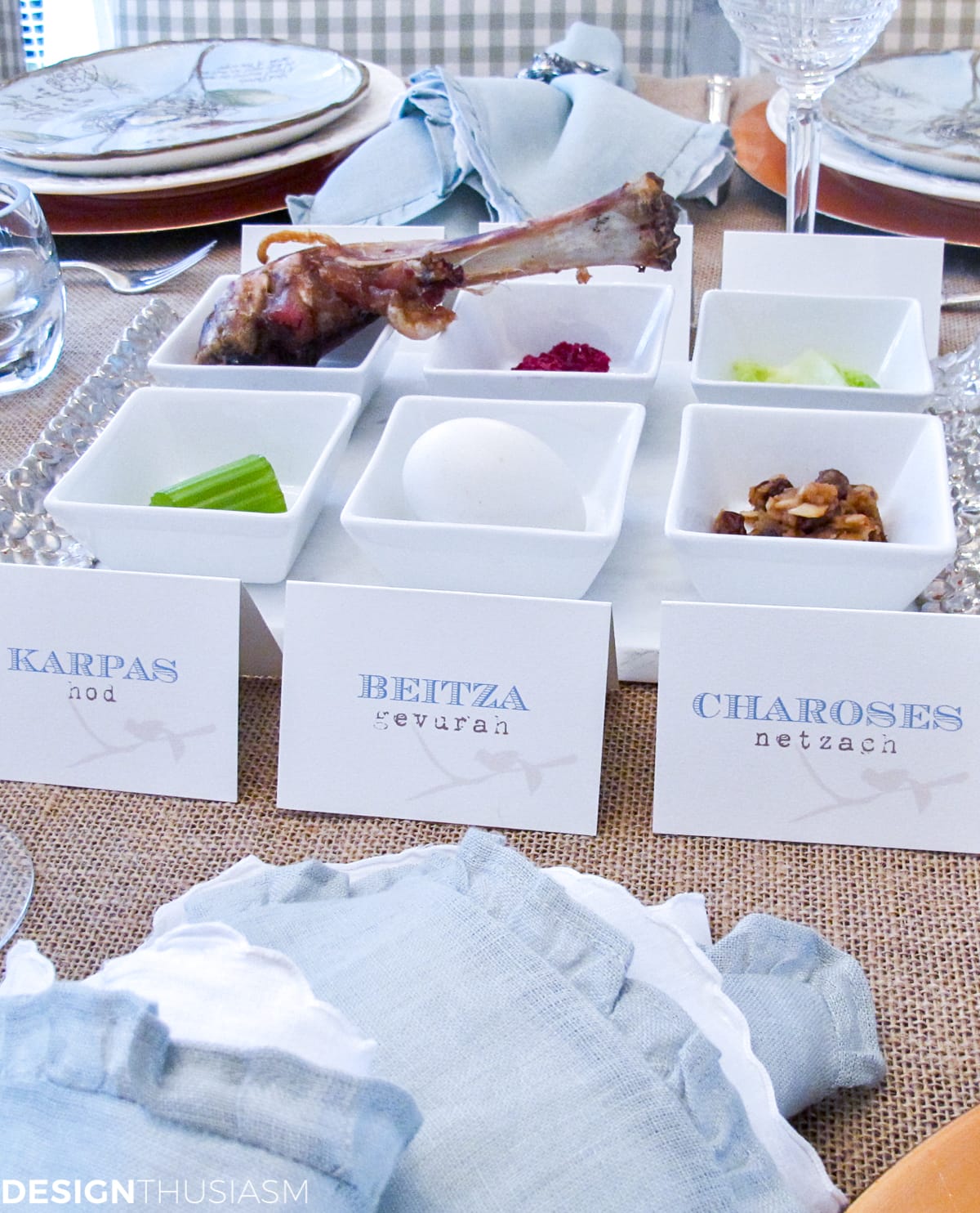 Spring Plates | A Nature Inspired Rustic Table Setting - terilynadamsblog.com