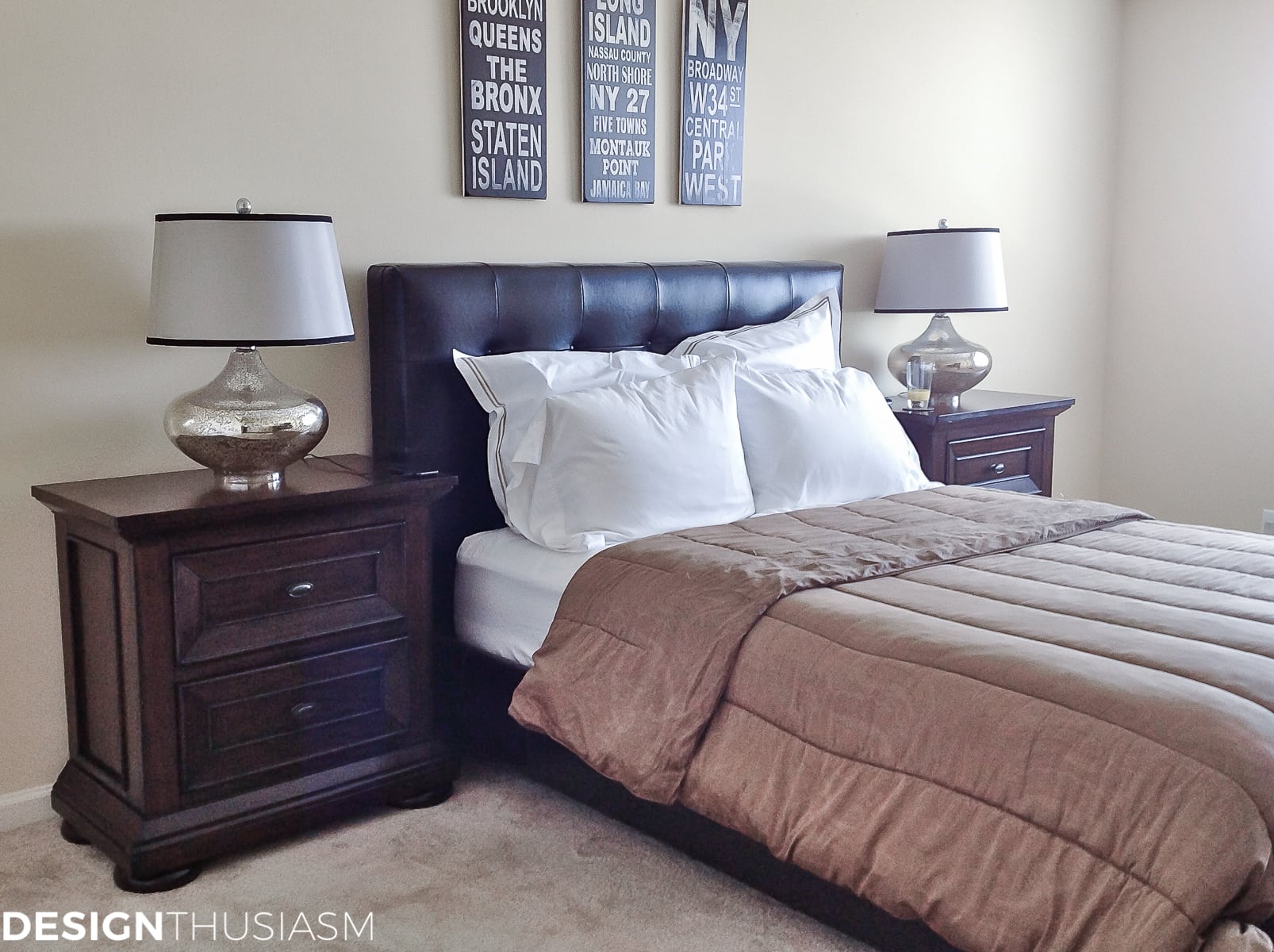 Bachelor Pad Decor: Mens Bedroom Ideas | terilynadamsblog.com