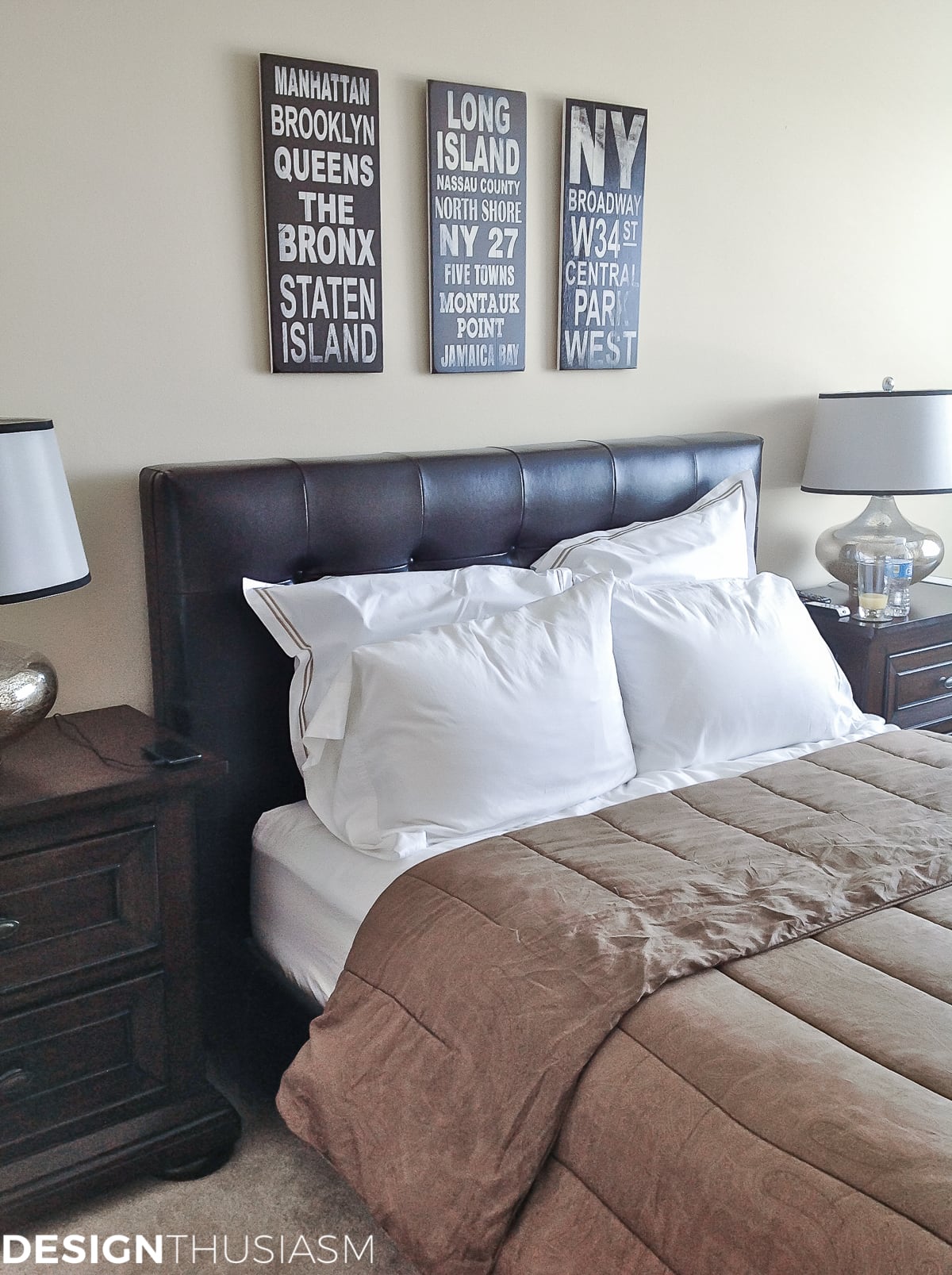 Bachelor Pad Decor: Mens Bedroom Ideas | terilynadamsblog.com