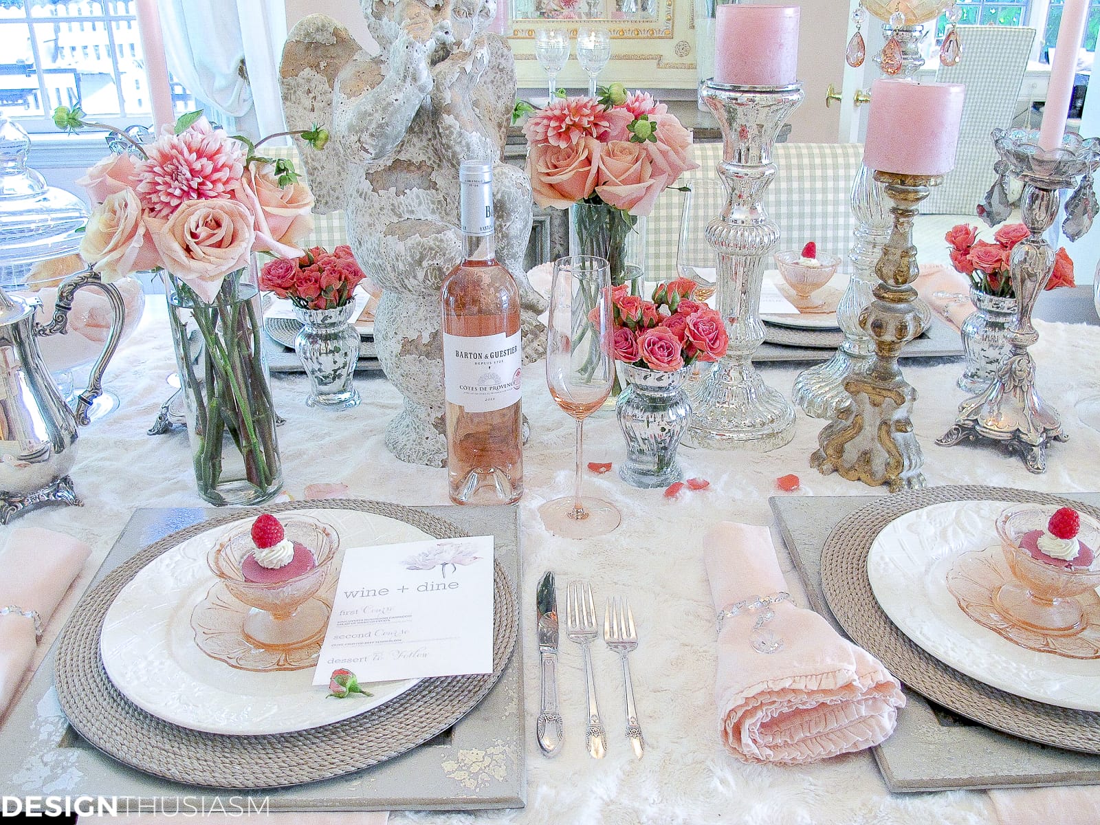 Chippy Dinner Party: Setting a Table with Shabby Chic Accessories