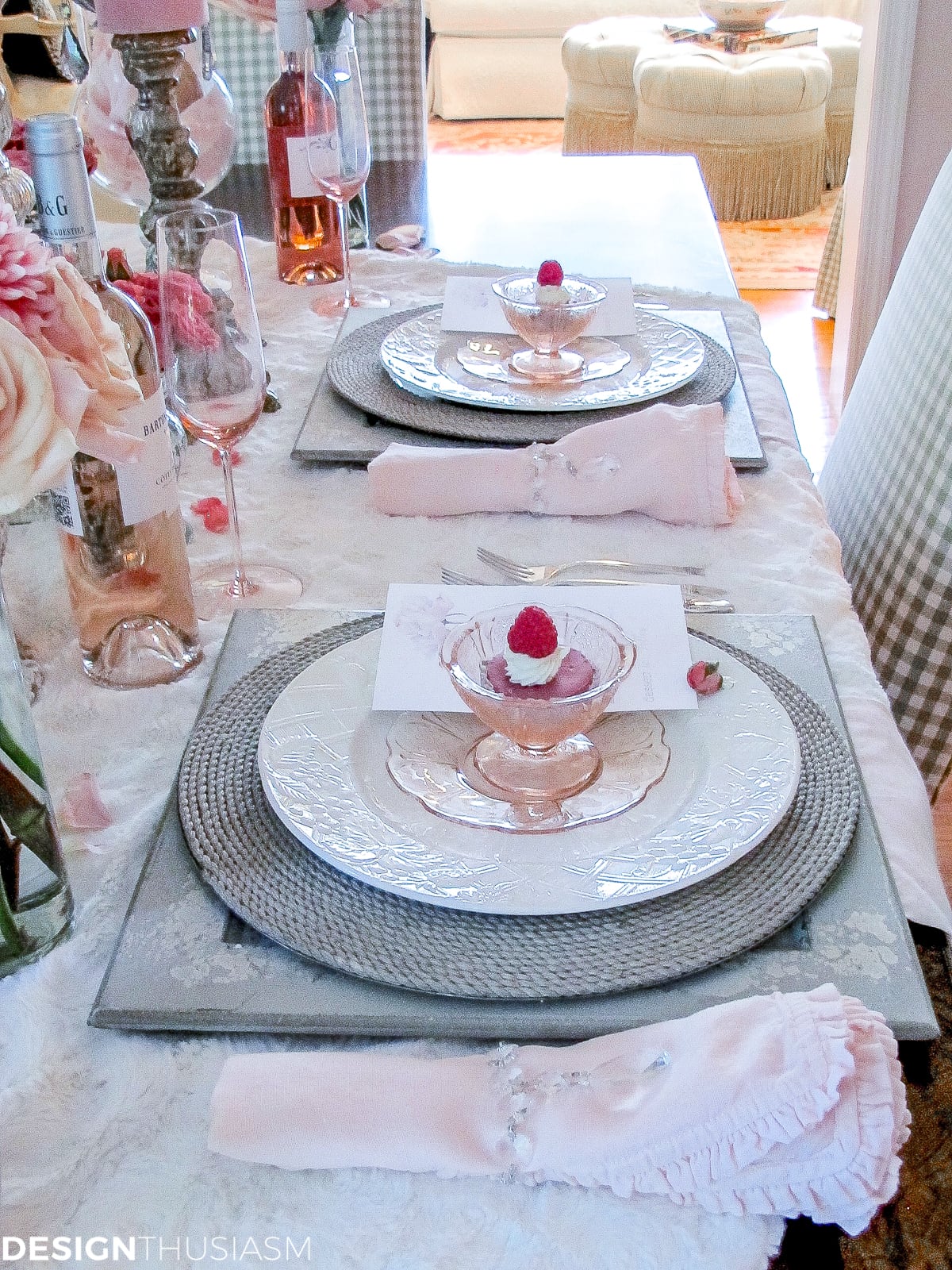 Chippy Dinner Party: Setting a Table with Shabby Chic Accessories