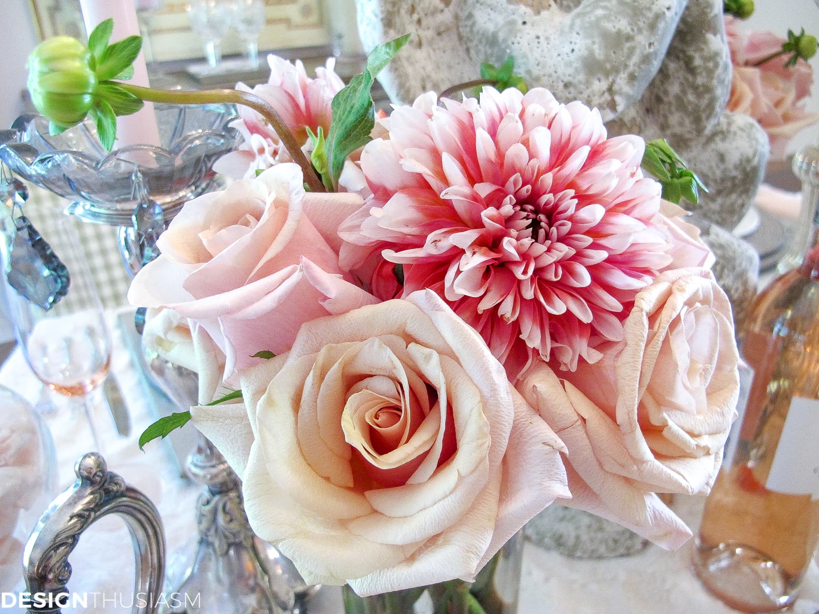 Chippy Dinner Party: Setting a Table with Shabby Chic Accessories