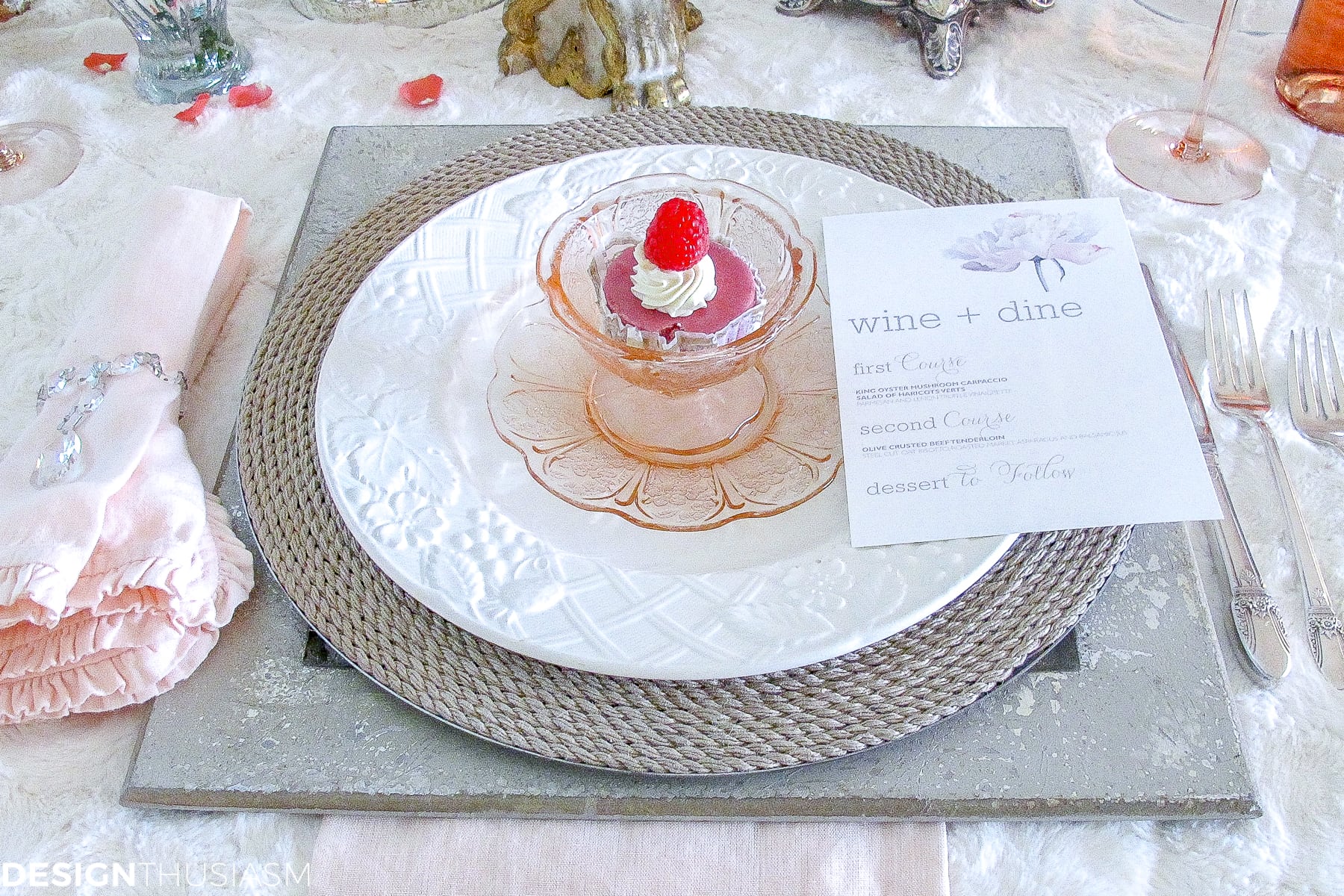 Chippy Dinner Party: Setting a Table with Shabby Chic Accessories