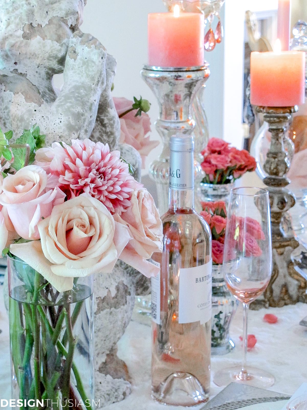 Chippy Dinner Party: Setting a Table with Shabby Chic Accessories