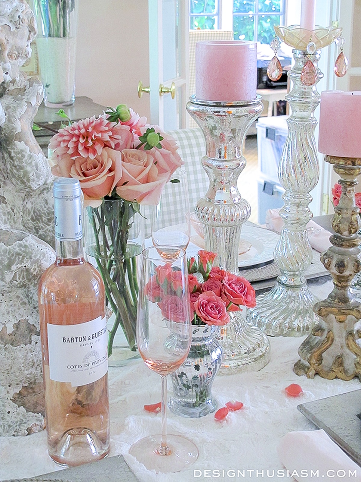 Chippy Dinner Party: Setting a Table with Shabby Chic Accessories