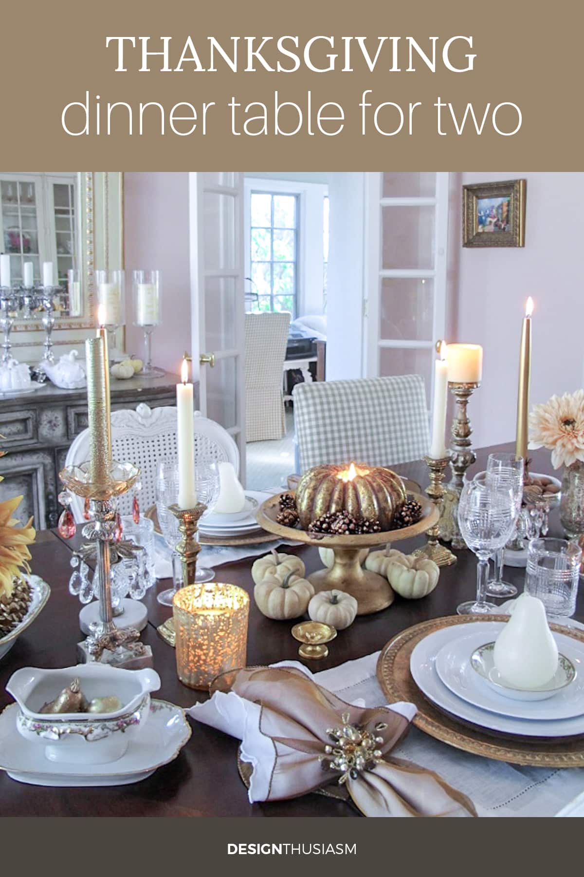 romantic Thanksgiving dinner for two