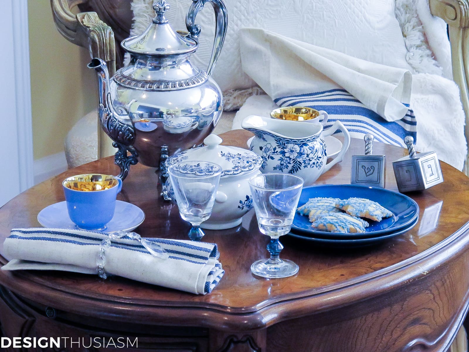 Country French Hanukkah Tea | terilynadamsblog.com
