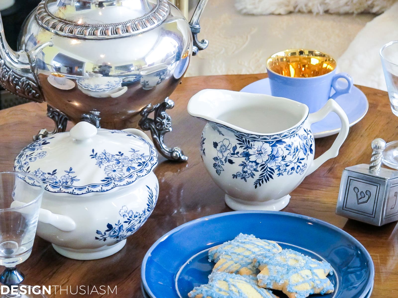 Country French Hanukkah Tea | terilynadamsblog.com