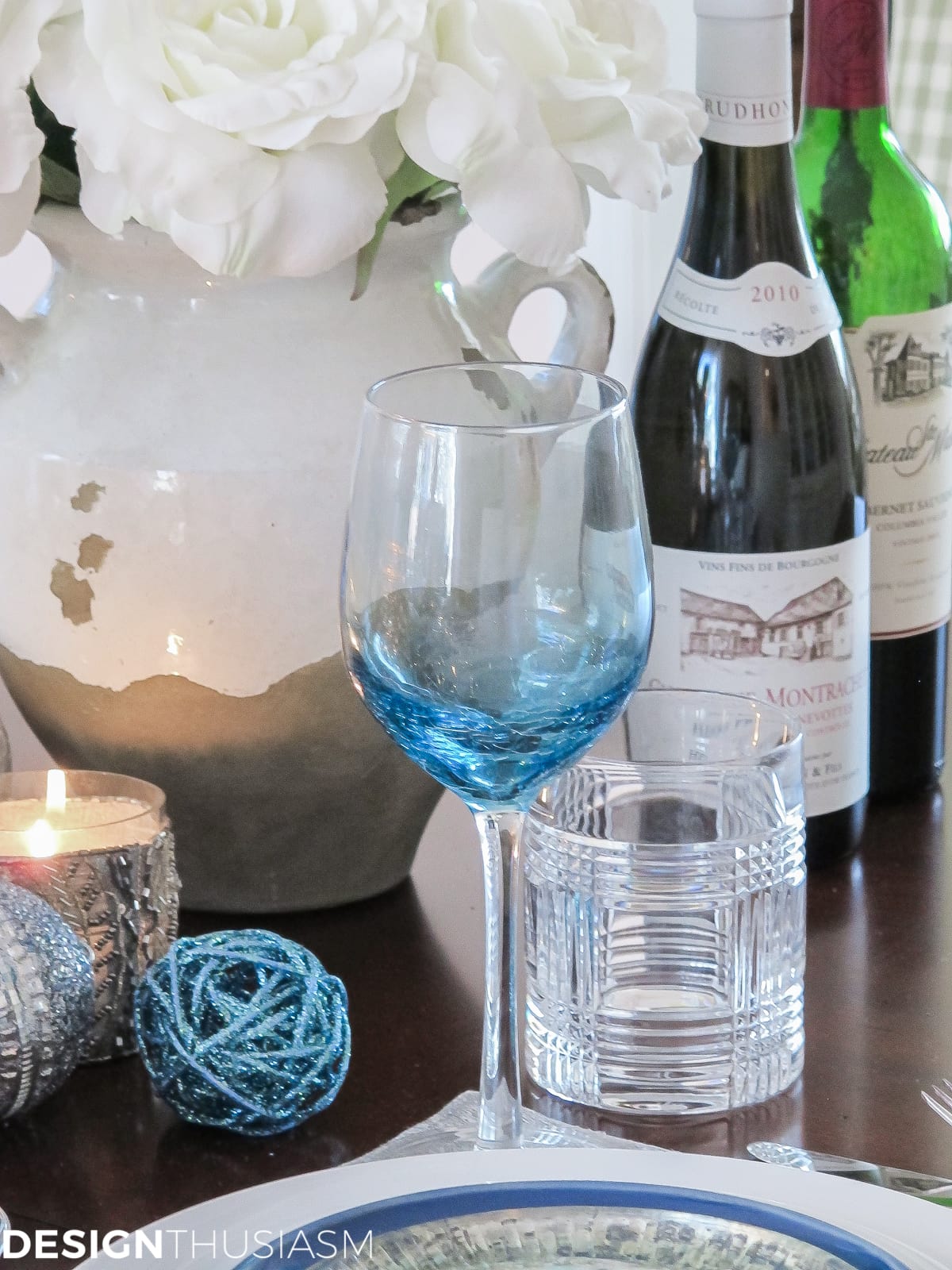 Festival of Lights Hanukkah Table Setting | terilynadamsblog.com