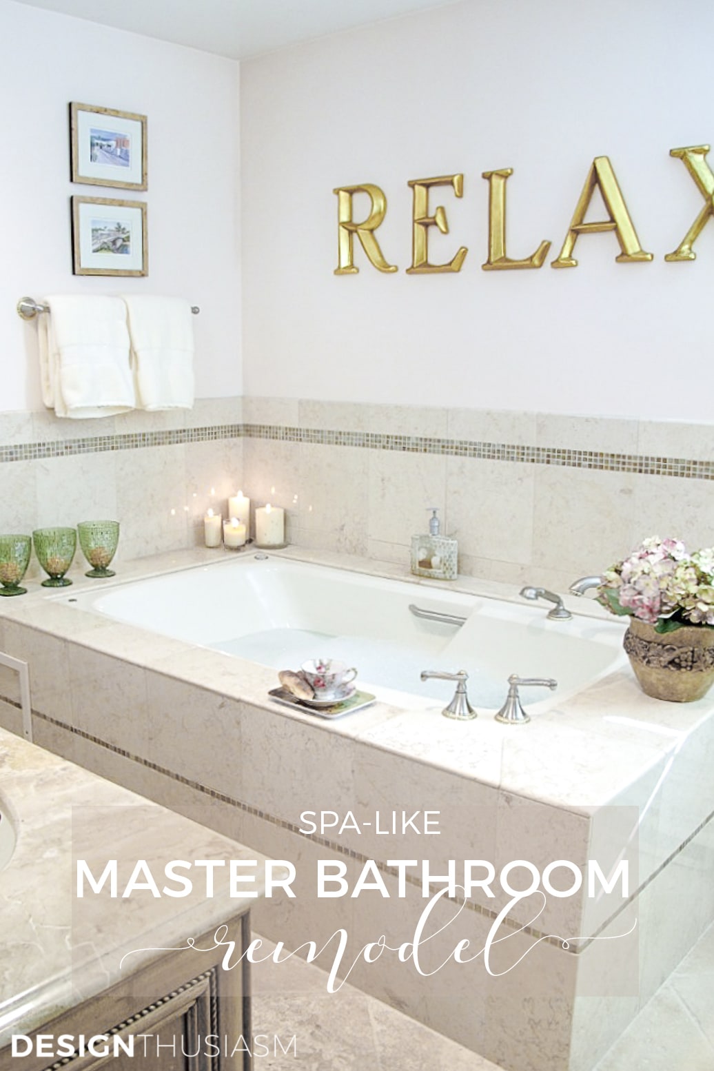 master bath remodel spa tub