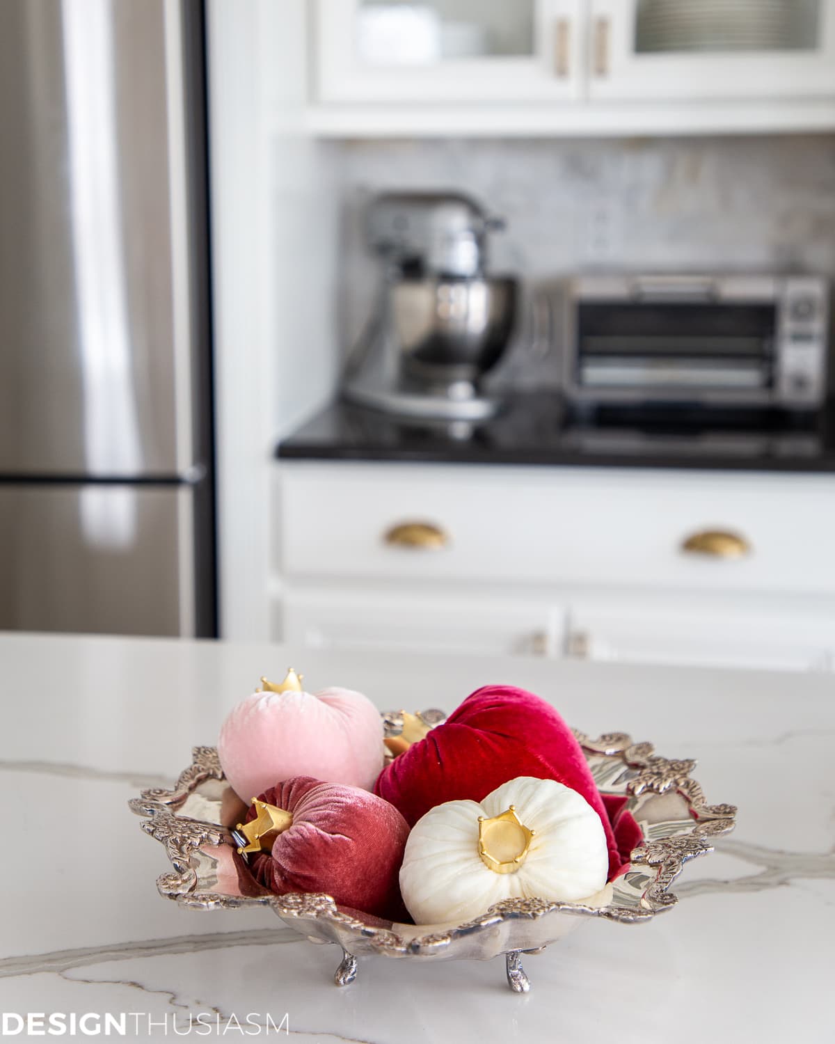 Valentines Day velvet hearts