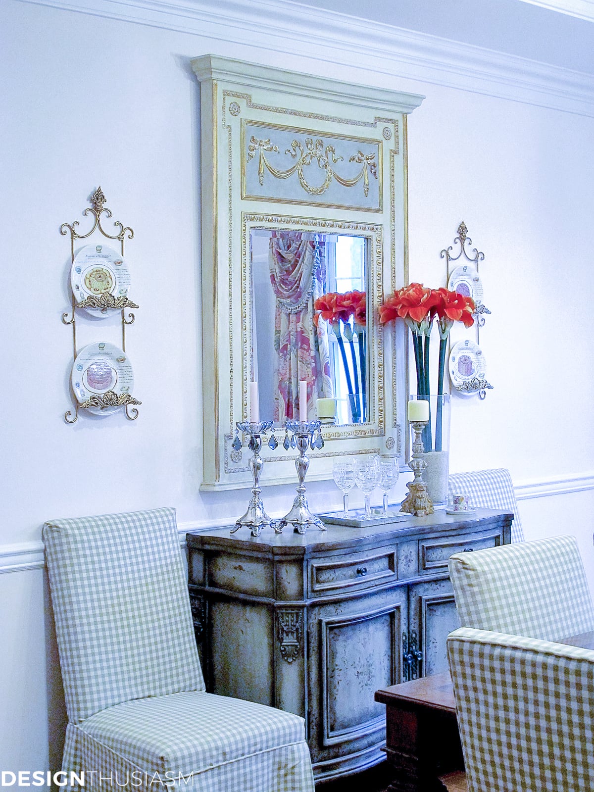 Dining room inspiration | Adding a rosy glow with blush pink - terilynadamsblog.com