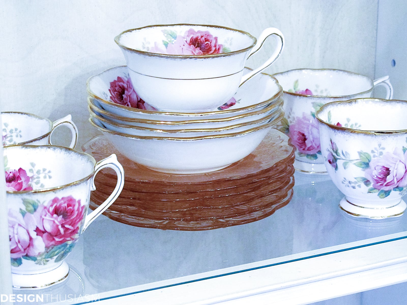 Dining room inspiration | Adding a rosy glow with blush pink - terilynadamsblog.com
