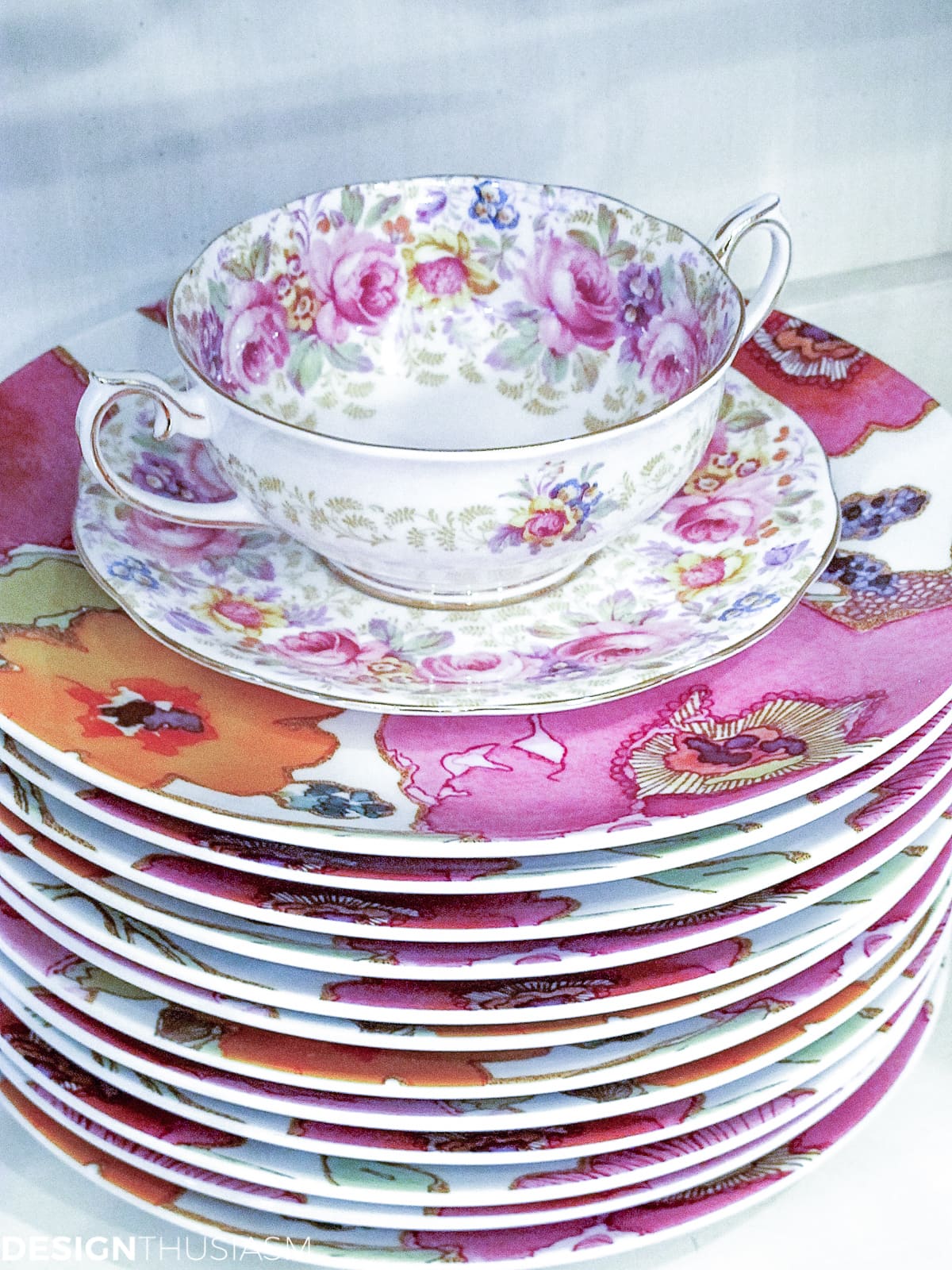 Dining room inspiration | Adding a rosy glow with blush pink - terilynadamsblog.com