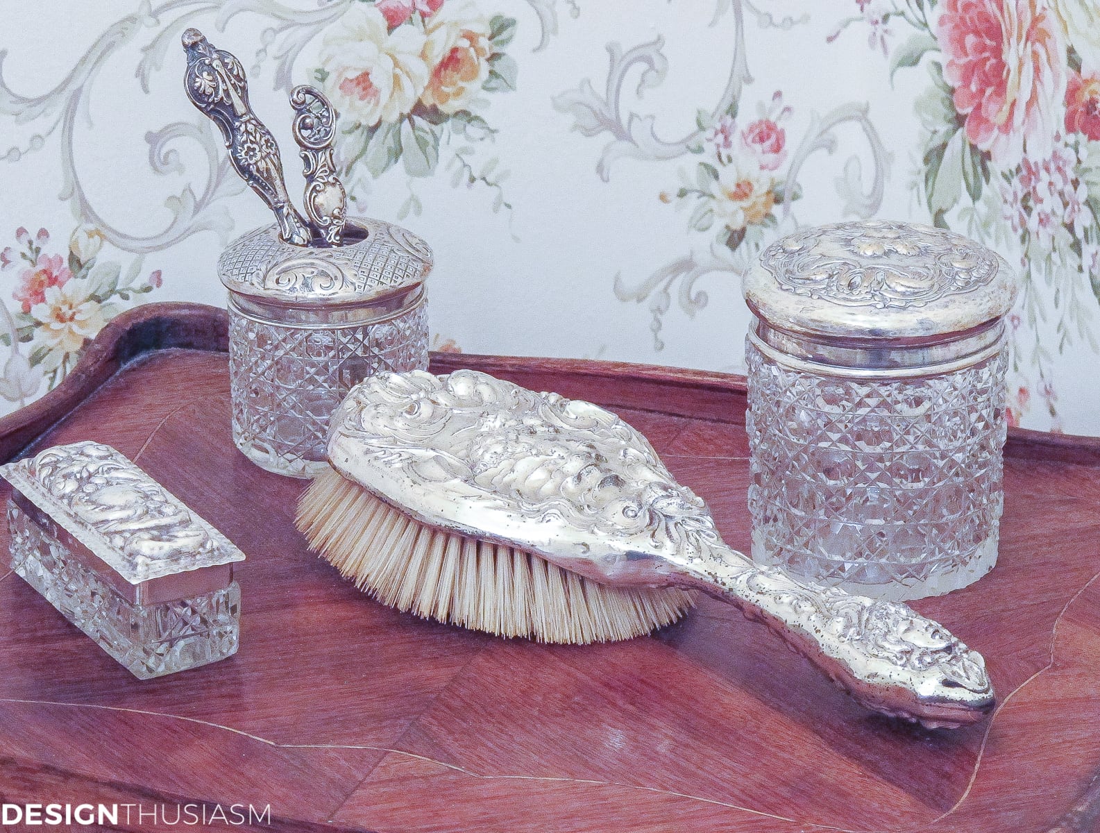 Transforming a Bland Powder Room into Lovely French Bathroom | terilynadamsblog.com