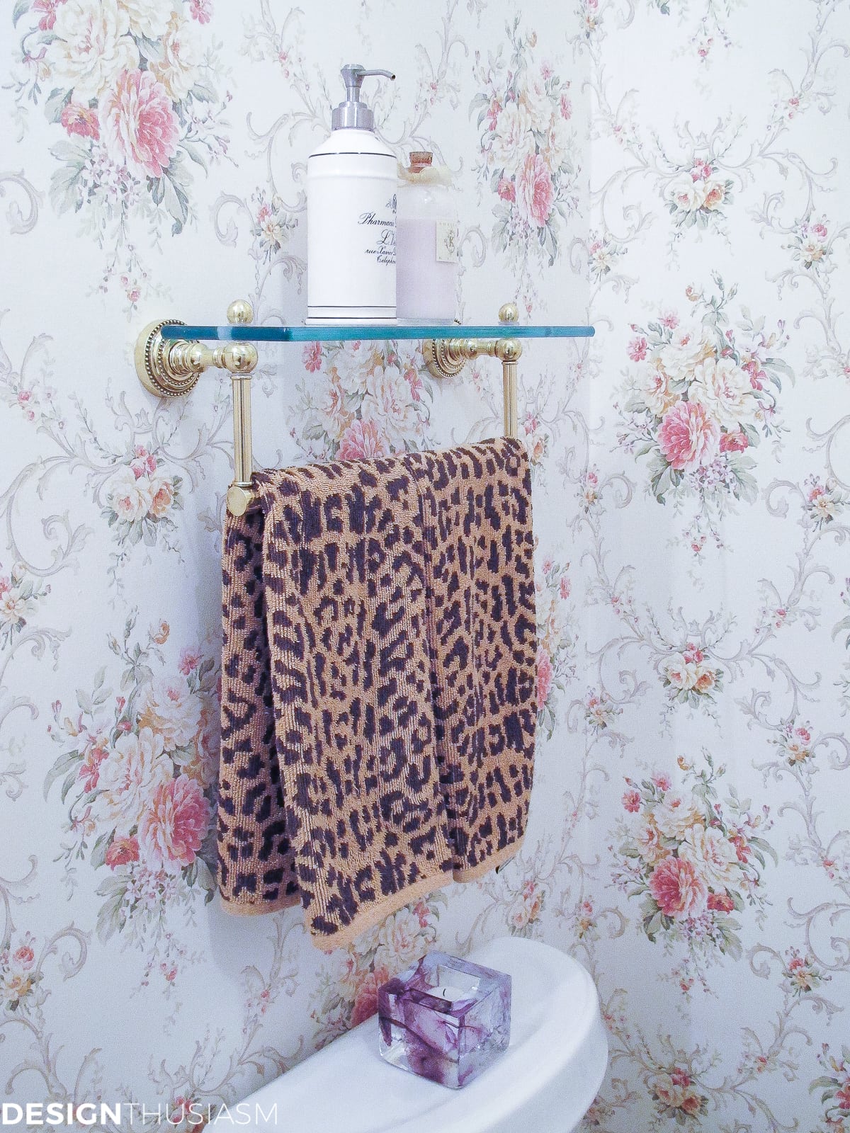 Transforming a Bland Powder Room into Lovely French Bathroom | terilynadamsblog.com