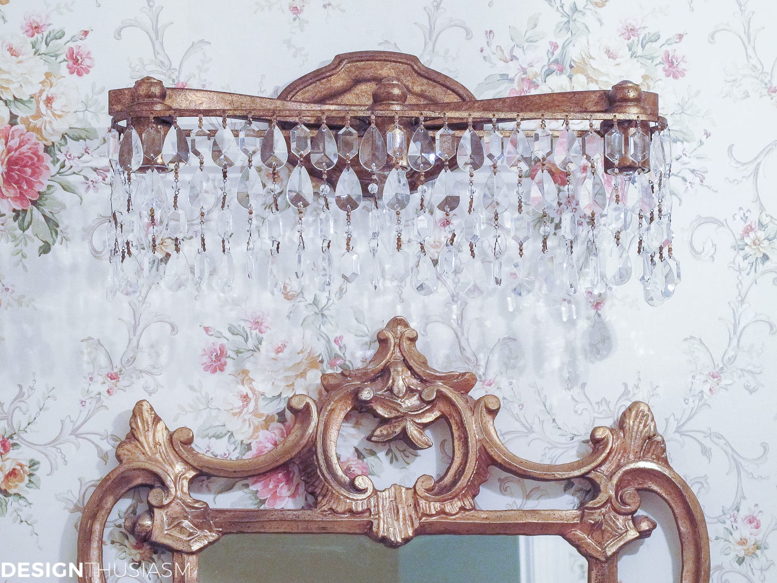 Transforming a Bland Powder Room into Lovely French Bathroom | terilynadamsblog.com