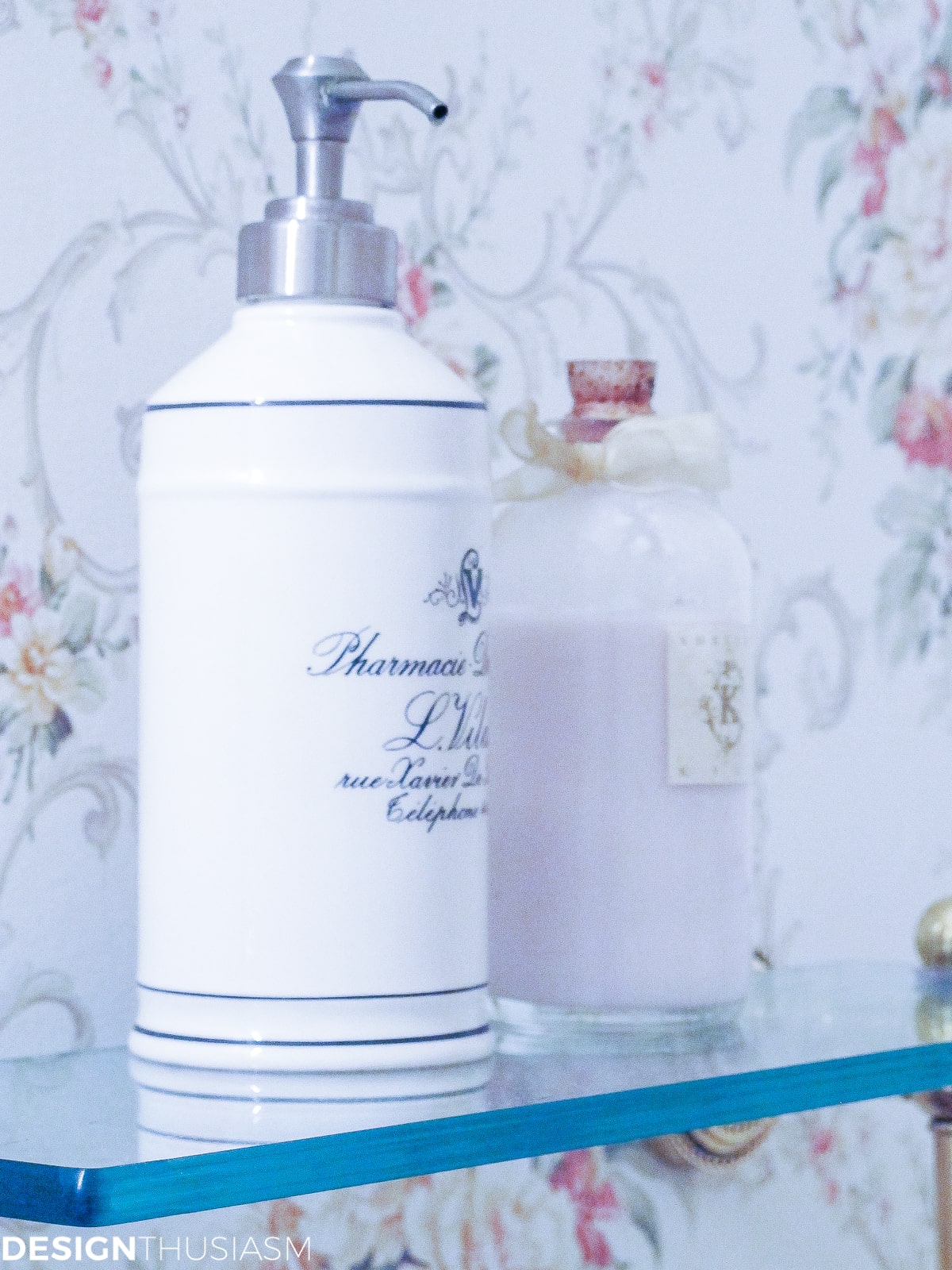 Transforming a Bland Powder Room into Lovely French Bathroom | terilynadamsblog.com
