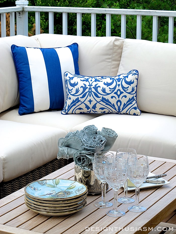Casual Wine and Cheese on the Patio 