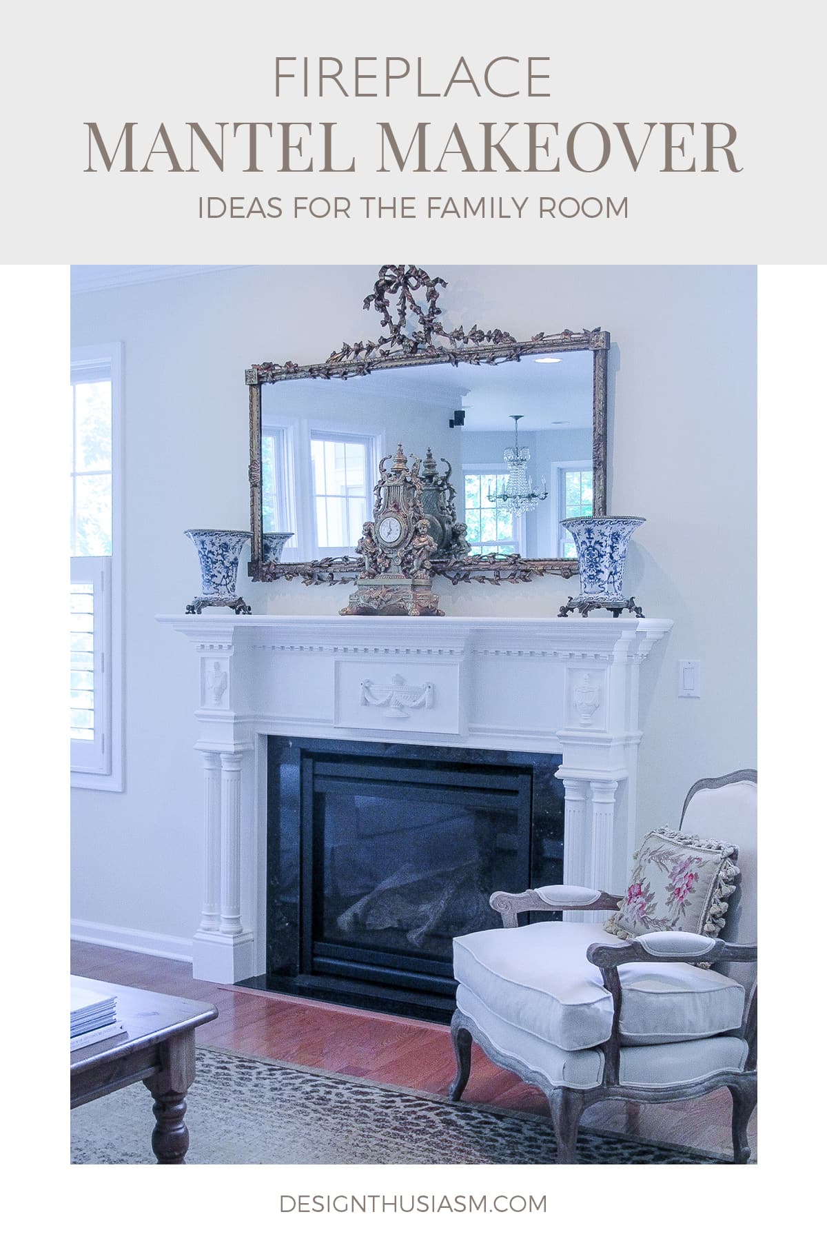 fireplace mantel