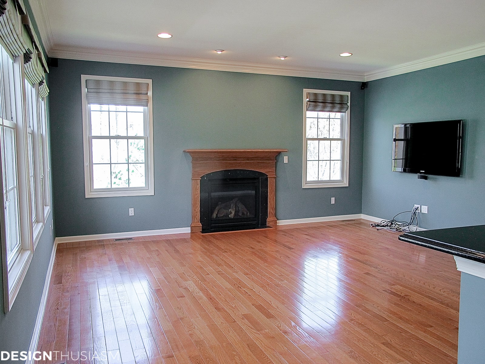 fireplace mantel