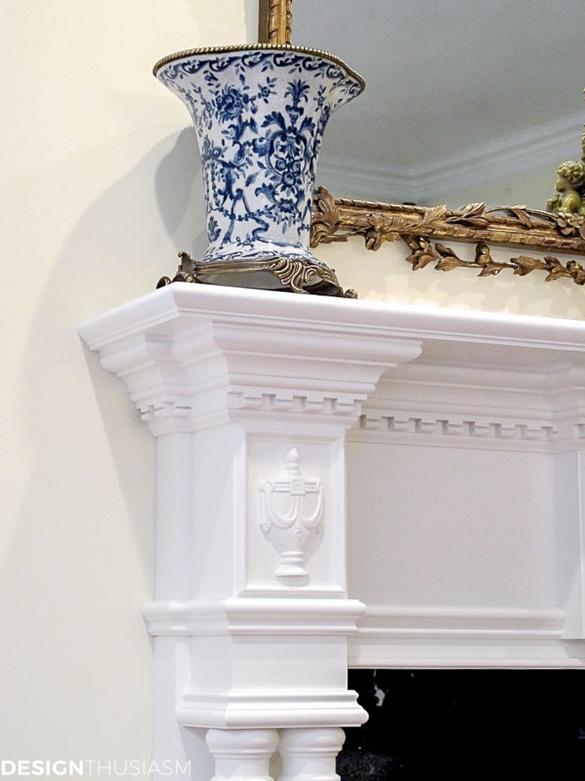 fireplace mantel