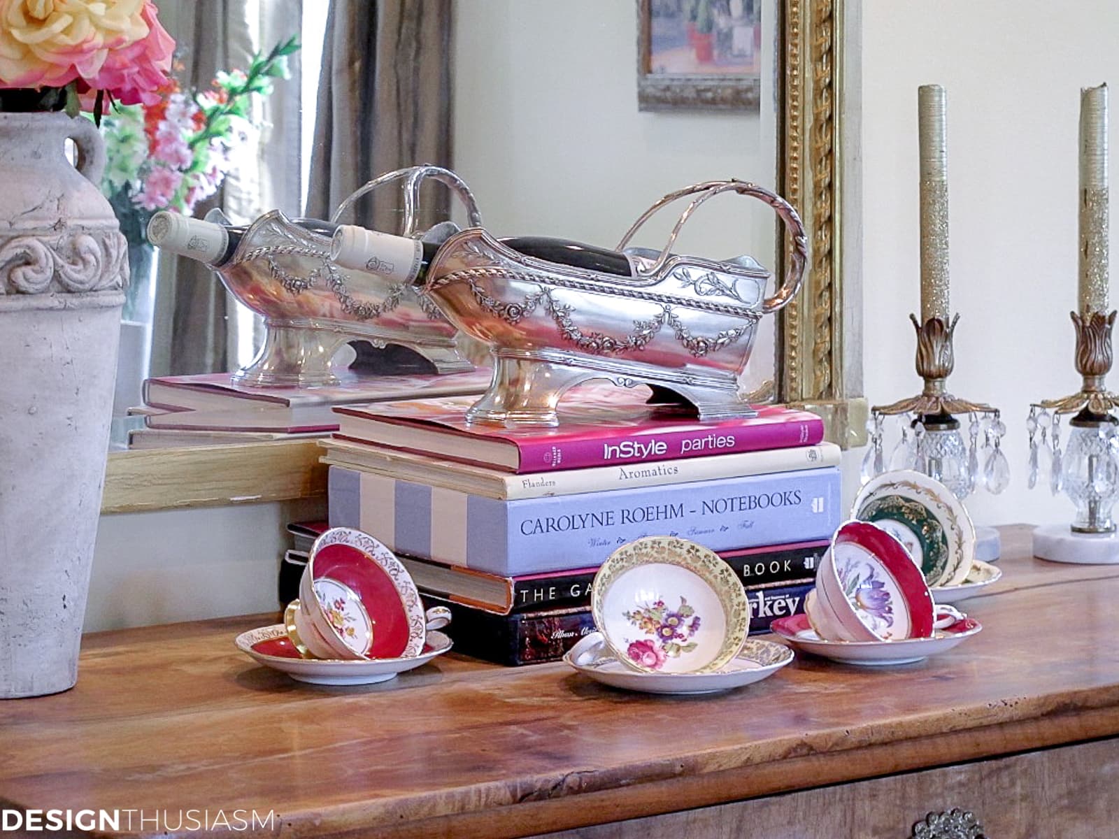living room vignette