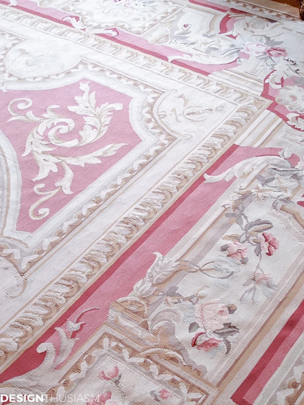 living room aubusson rug