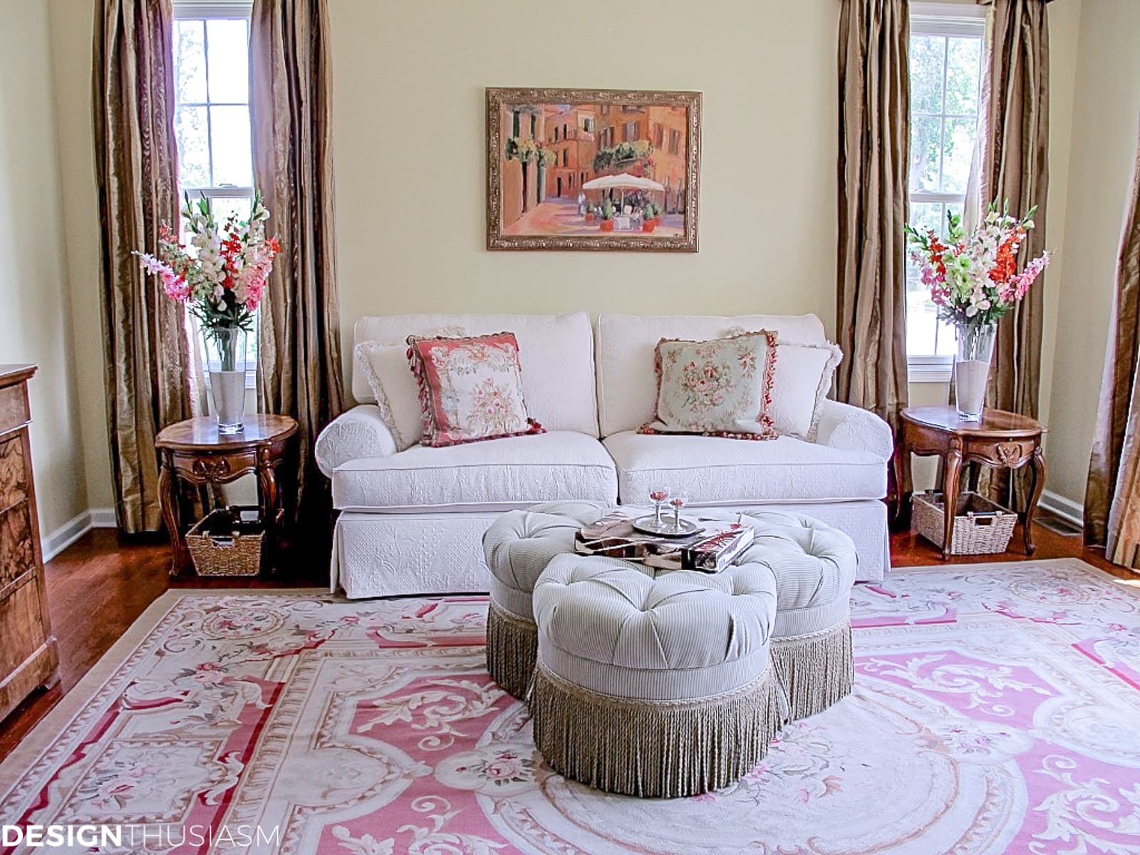 french country living room