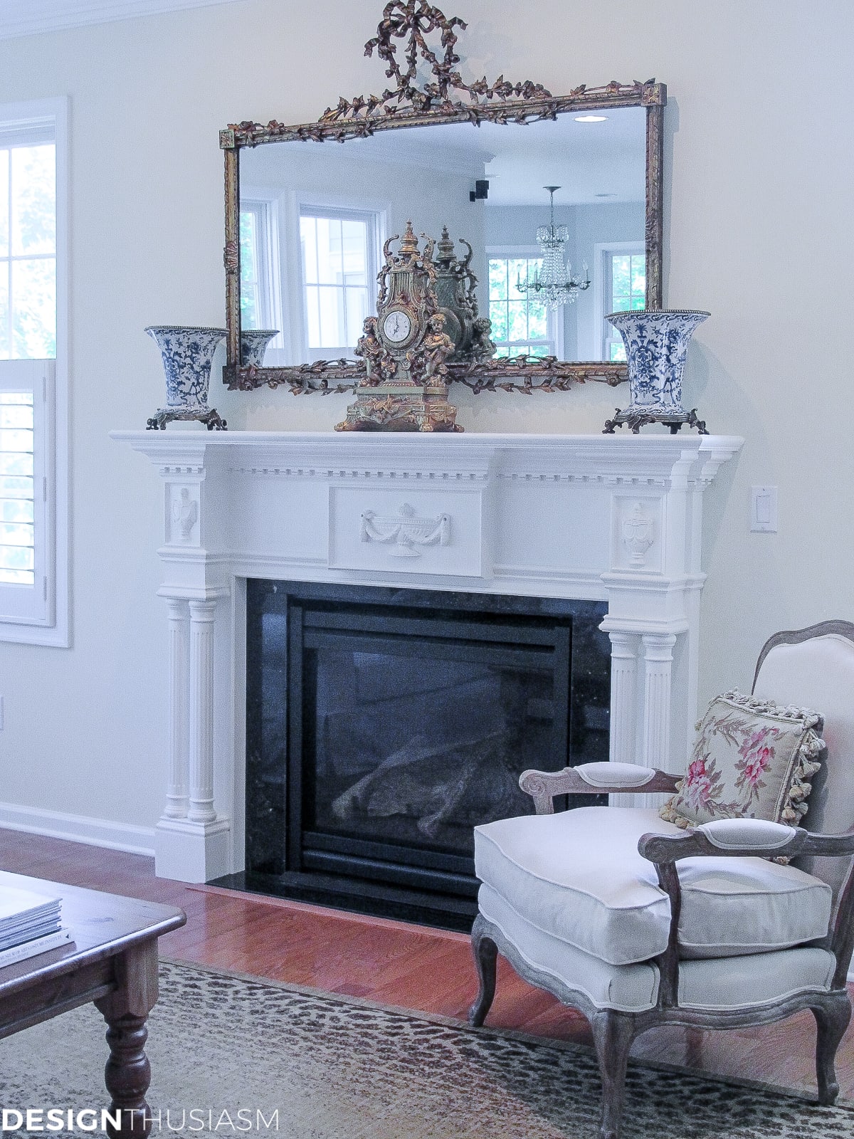 family room mantel