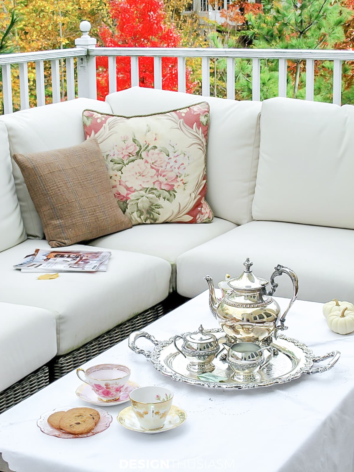 fall patio pillows