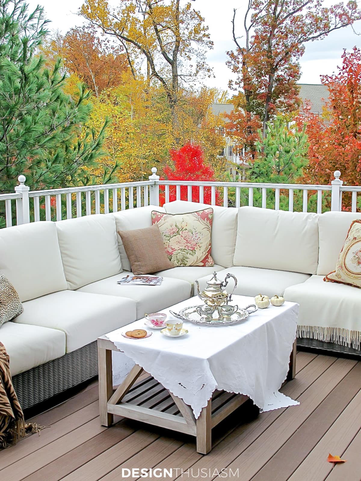fall patio sectional couch