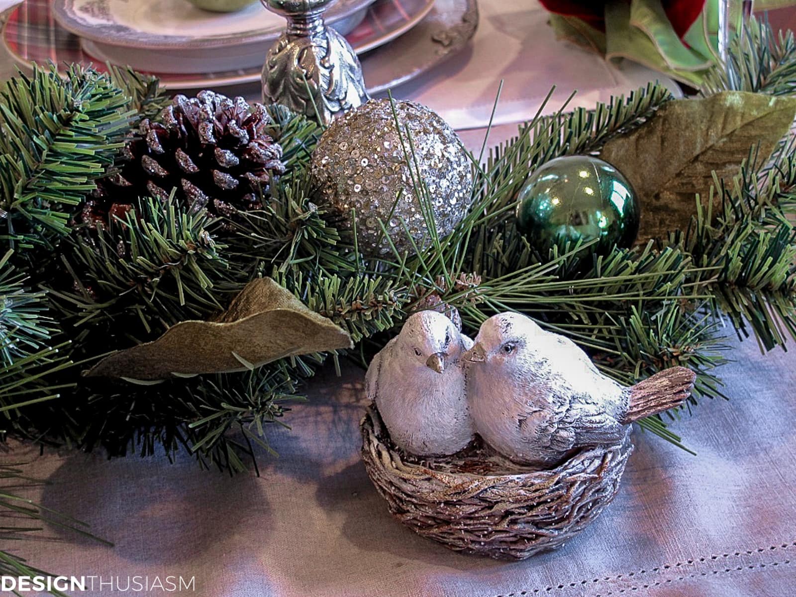 Christmas table setting