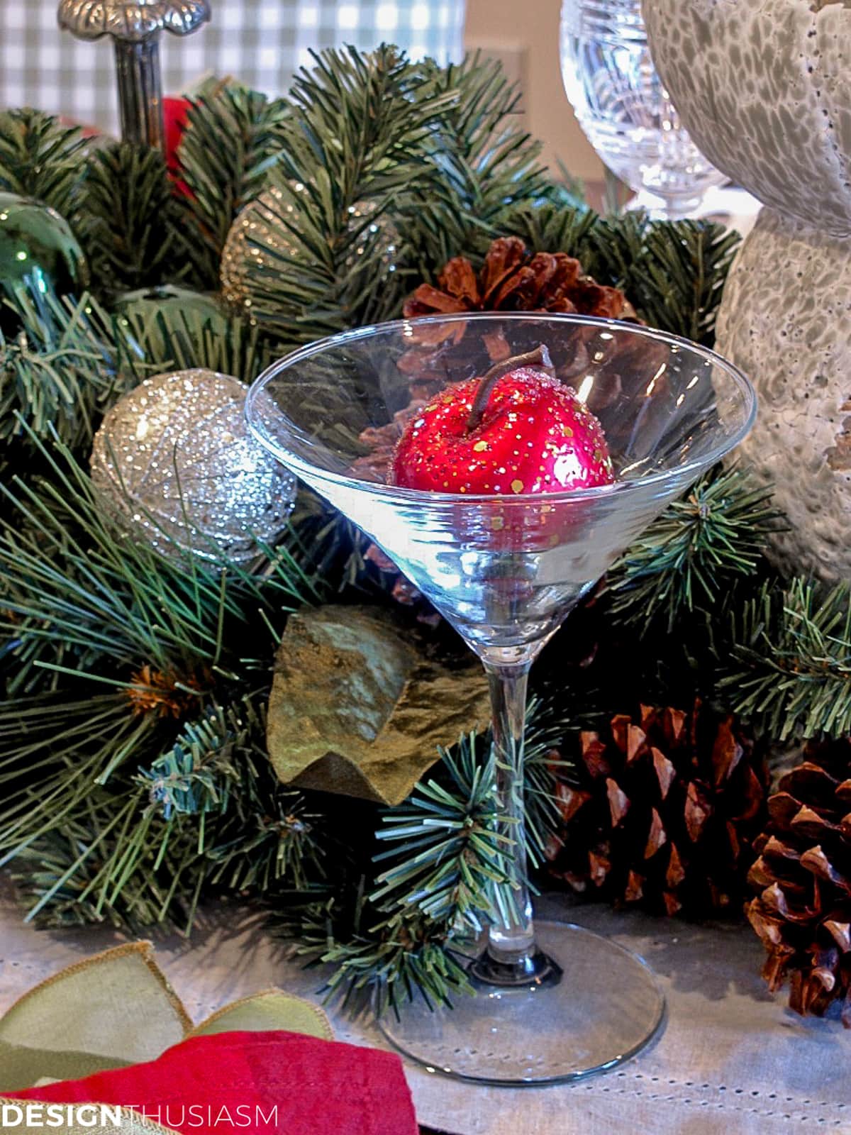 Christmas table setting