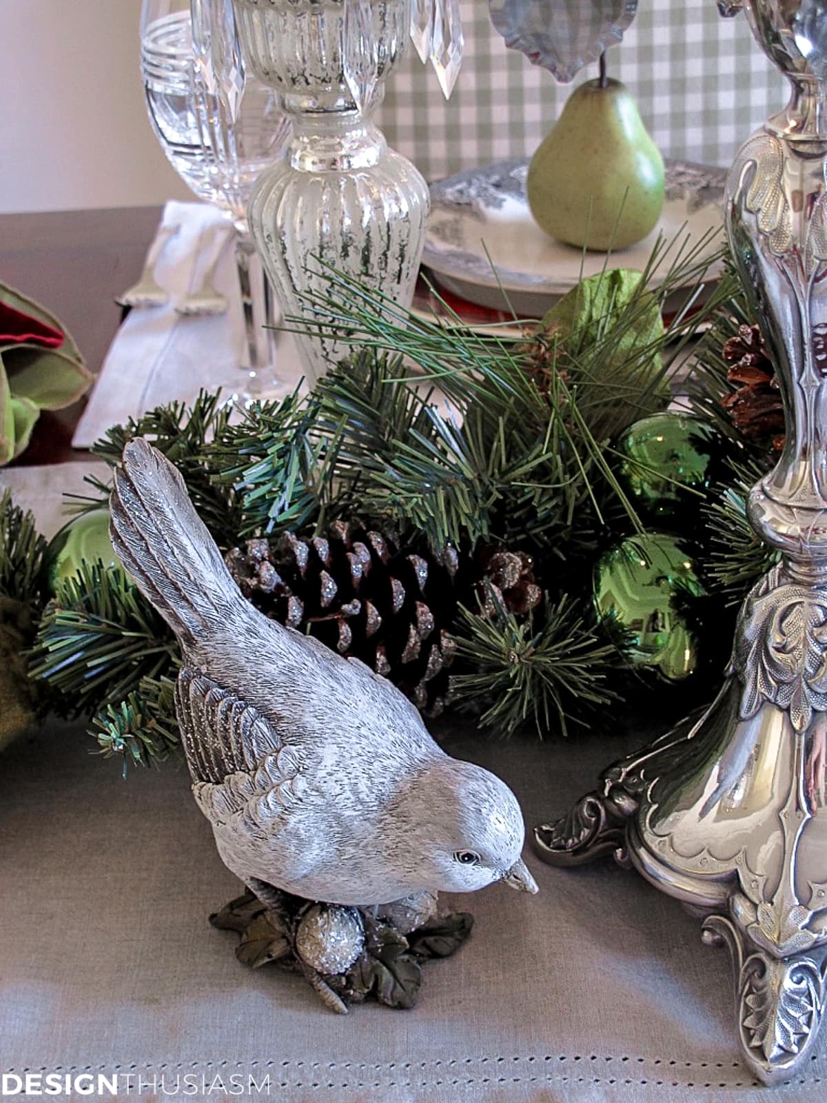 Christmas table setting