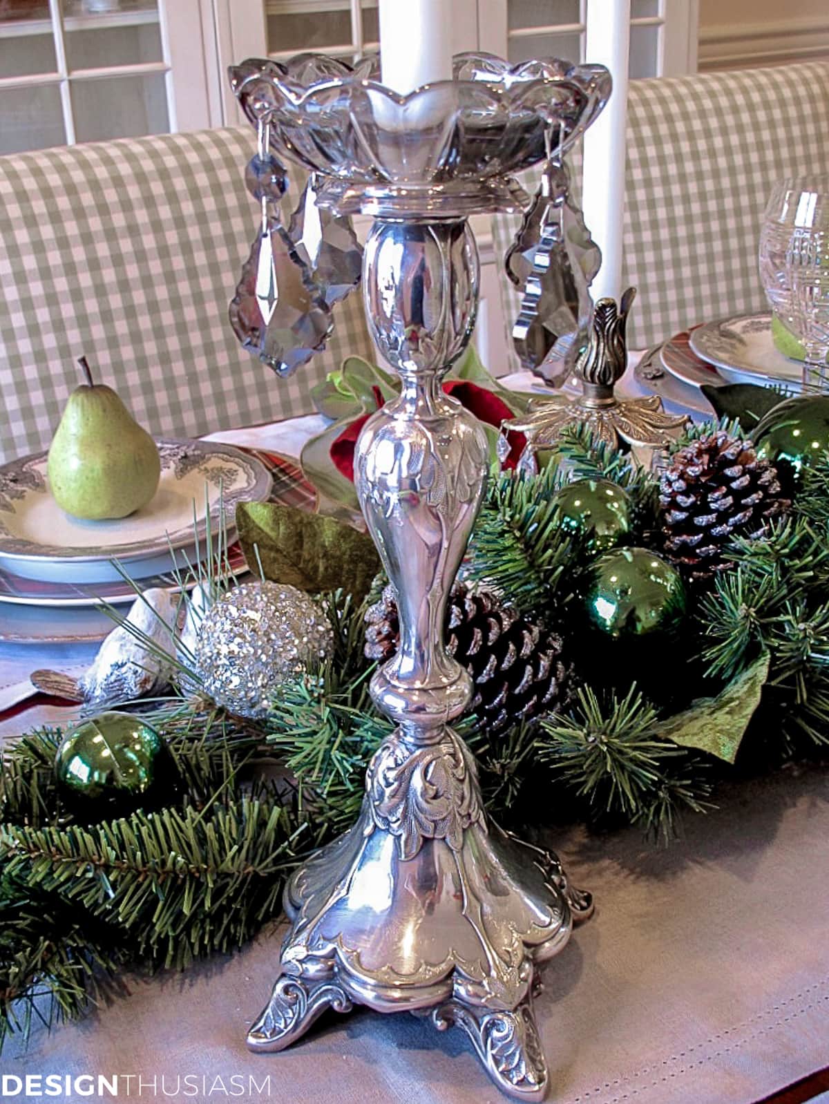 Christmas table setting
