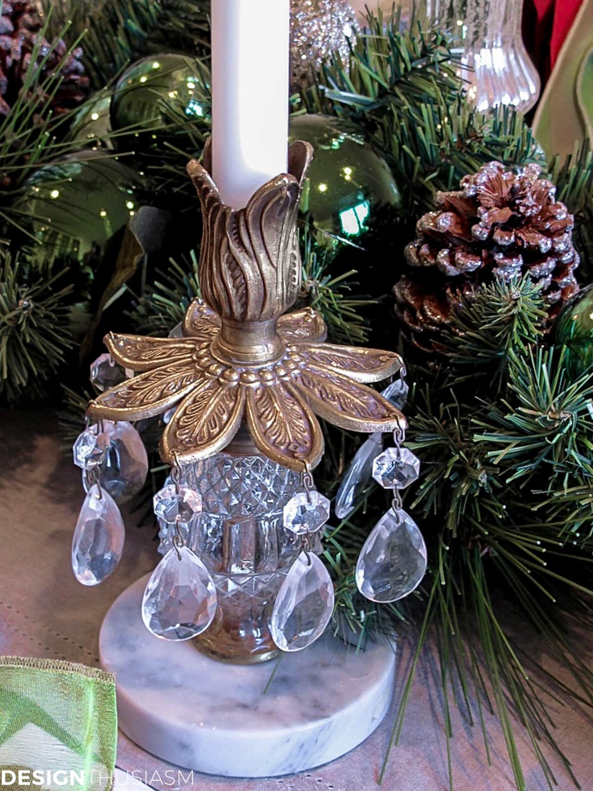 Christmas table setting