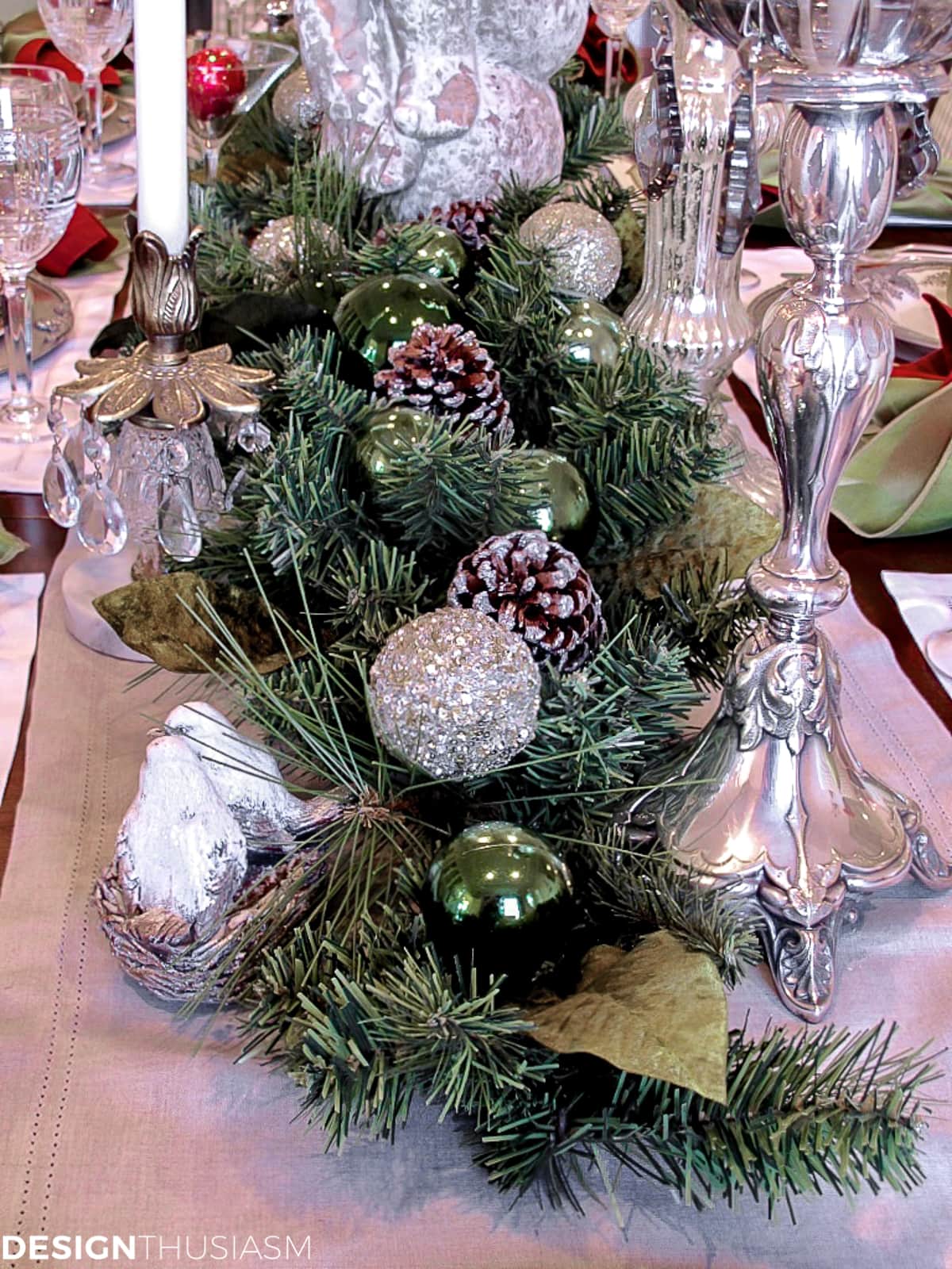 Christmas table setting